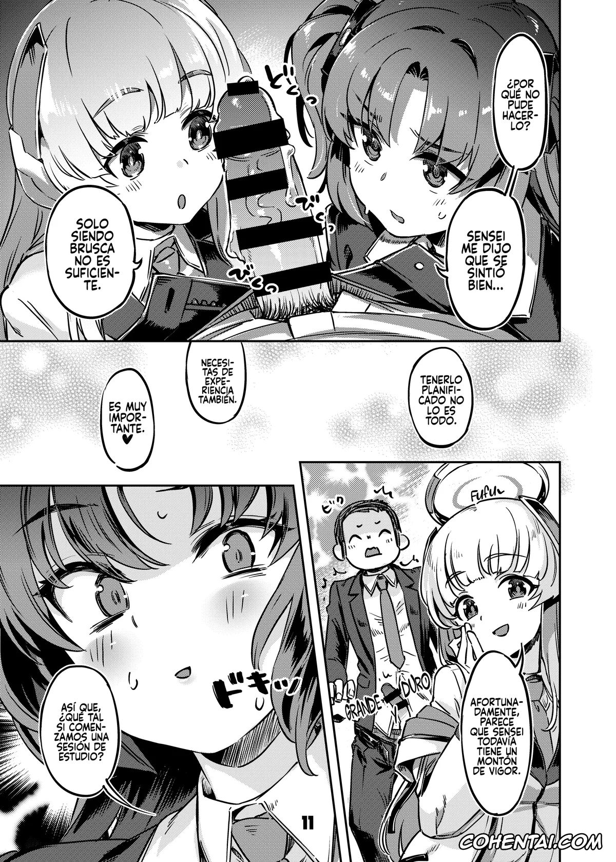 Blue Archive xxx, Noa Ushio xxx, Sensei xxx, Yuuka Hayase xxx, Sensei! Sakiccho dake de Iin Desu ka? (Blue Archive), pagina 10