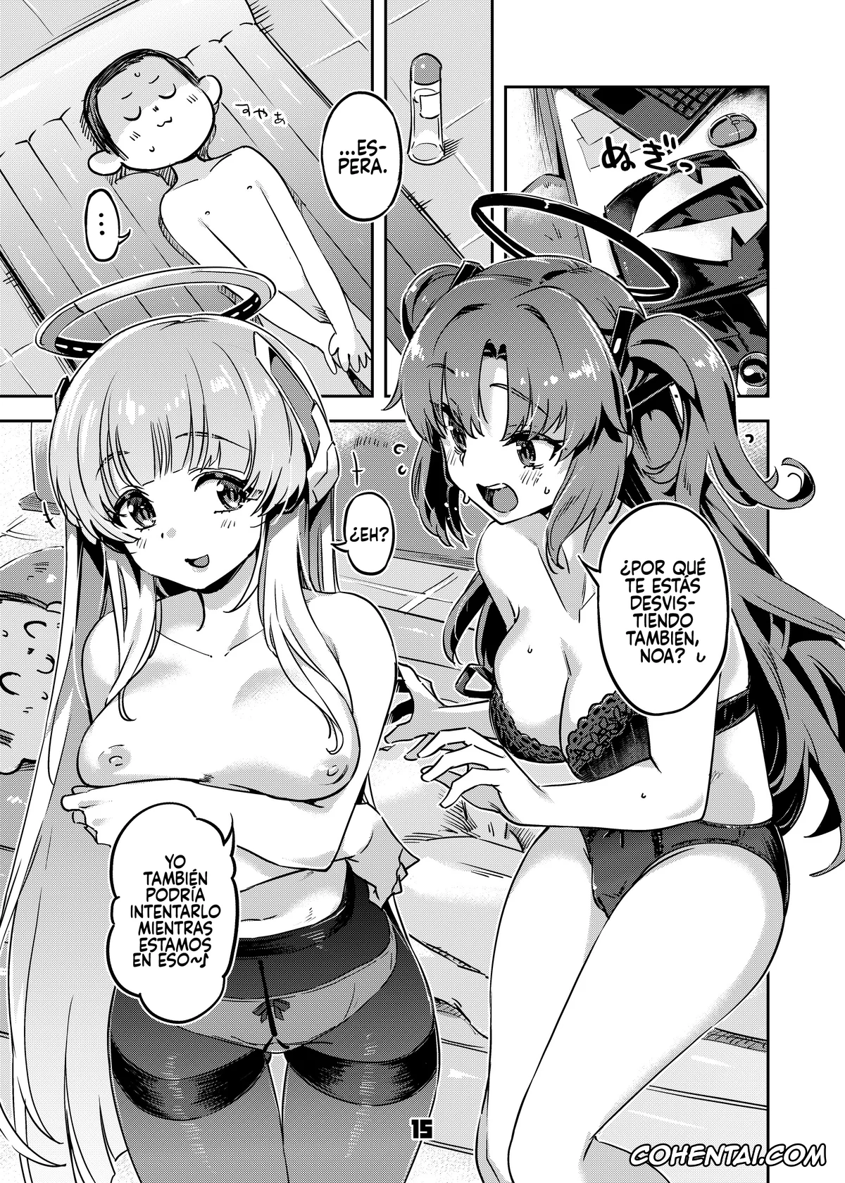 Blue Archive porno, Noa Ushio porno, Sensei porno, Yuuka Hayase porno, Sensei! Sakiccho dake de Iin Desu ka? (Blue Archive), pagina 14