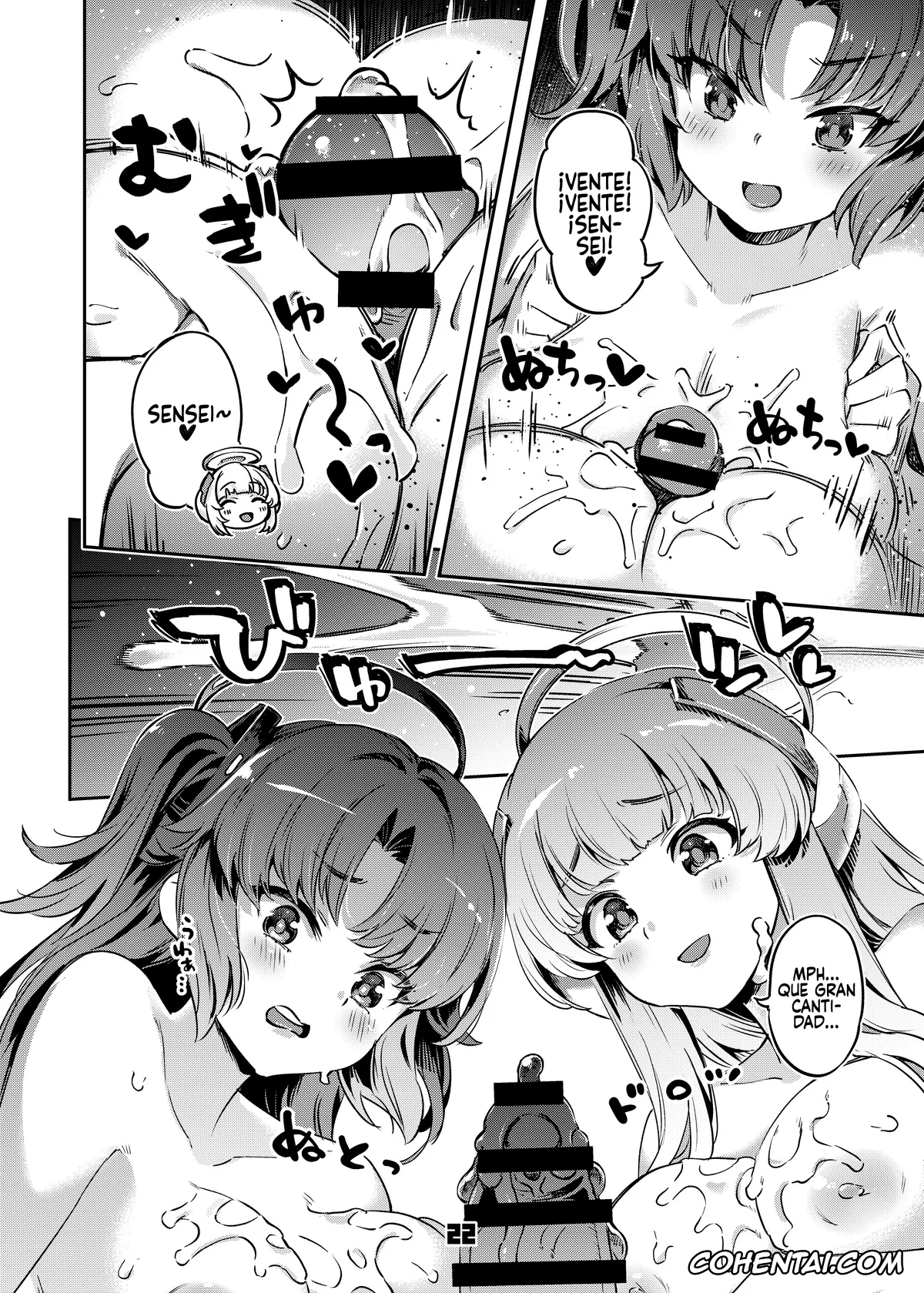 Blue Archive hentai, Noa Ushio hentai, Sensei hentai, Yuuka Hayase hentai, Sensei! Sakiccho dake de Iin Desu ka? (Blue Archive), pagina 21