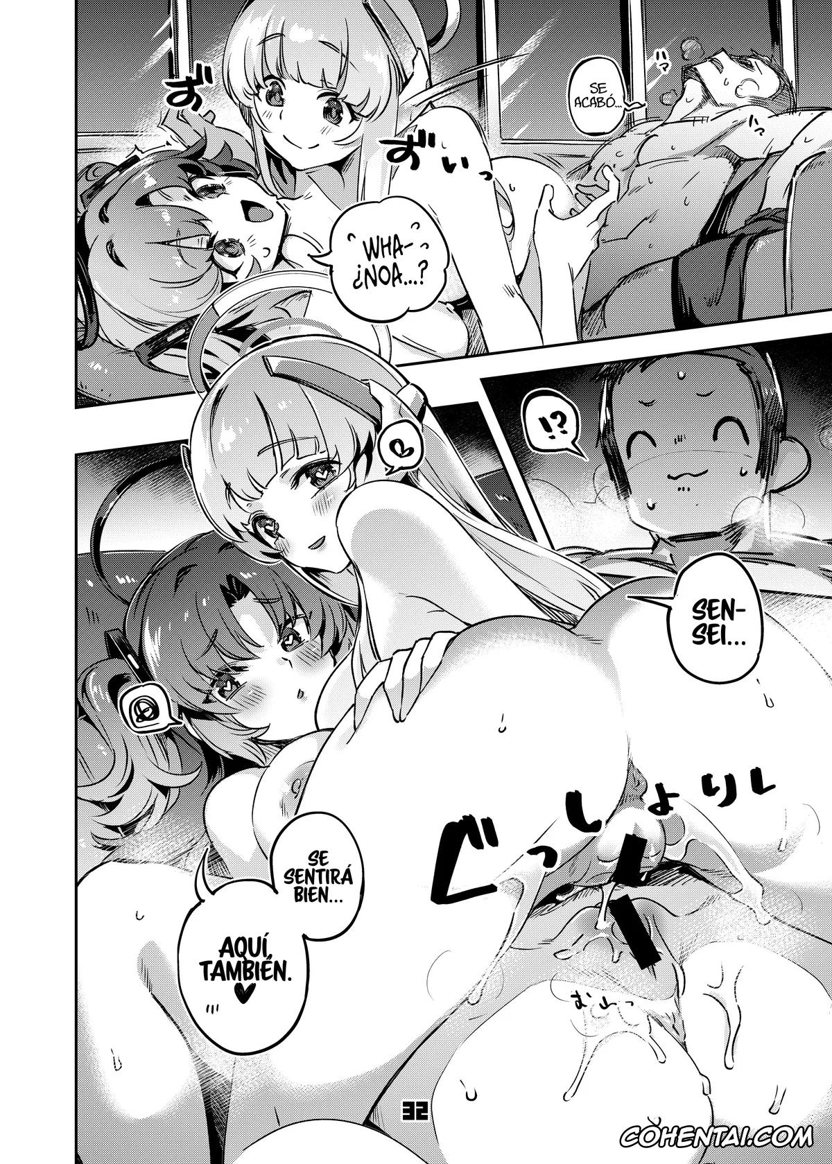 Blue Archive xxx, Noa Ushio xxx, Sensei xxx, Yuuka Hayase xxx, Sensei! Sakiccho dake de Iin Desu ka? (Blue Archive), pagina 31
