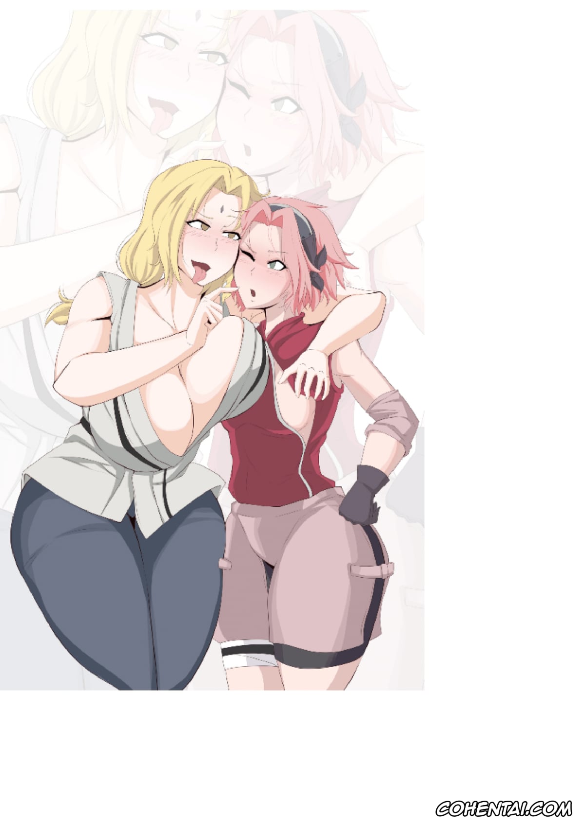 NARUTO xxx, Sakura Haruno xxx, Tsunade xxx, Tsunade X Sakura (Naruto), pagina 1