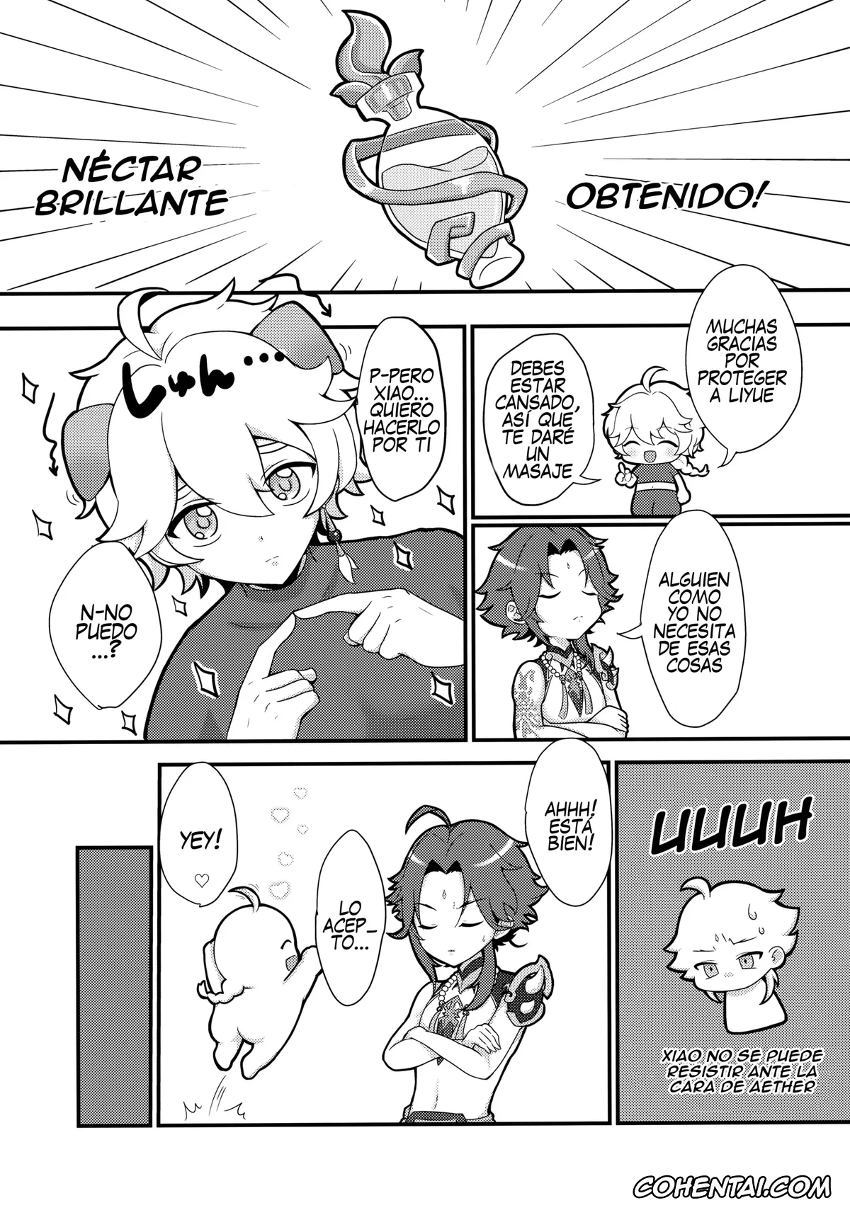 Genshin Impact porno, Aether porno, Xiao porno, AetherXiao ga Tsubo no Naka de Ecchi Suru Hon (Genshin Impact), pagina 14