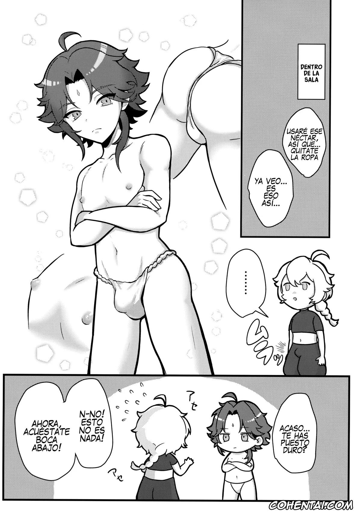 Genshin Impact hentai, Aether hentai, Xiao hentai, AetherXiao ga Tsubo no Naka de Ecchi Suru Hon (Genshin Impact), pagina 15
