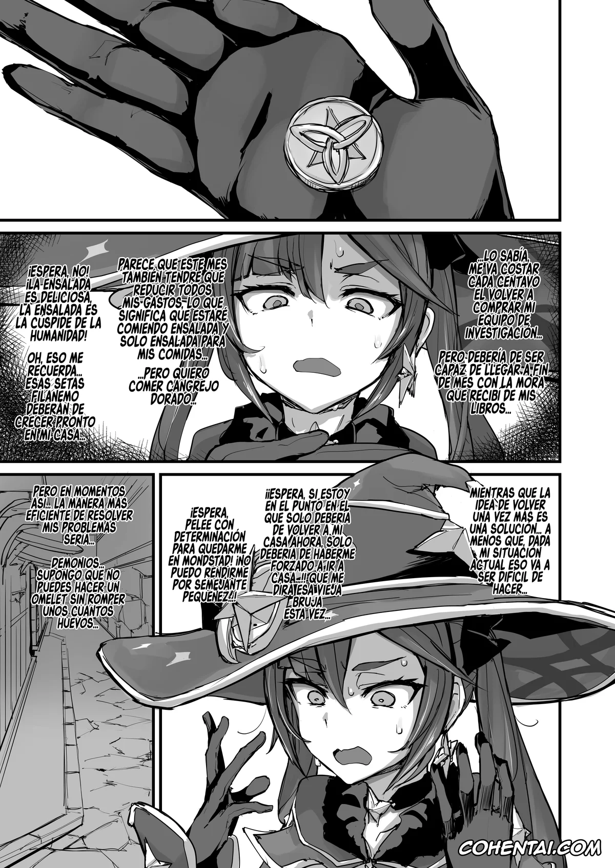 Genshin Impact hentai, Mona Megistus hentai, Asstrologic (Genshin Impact), pagina 3