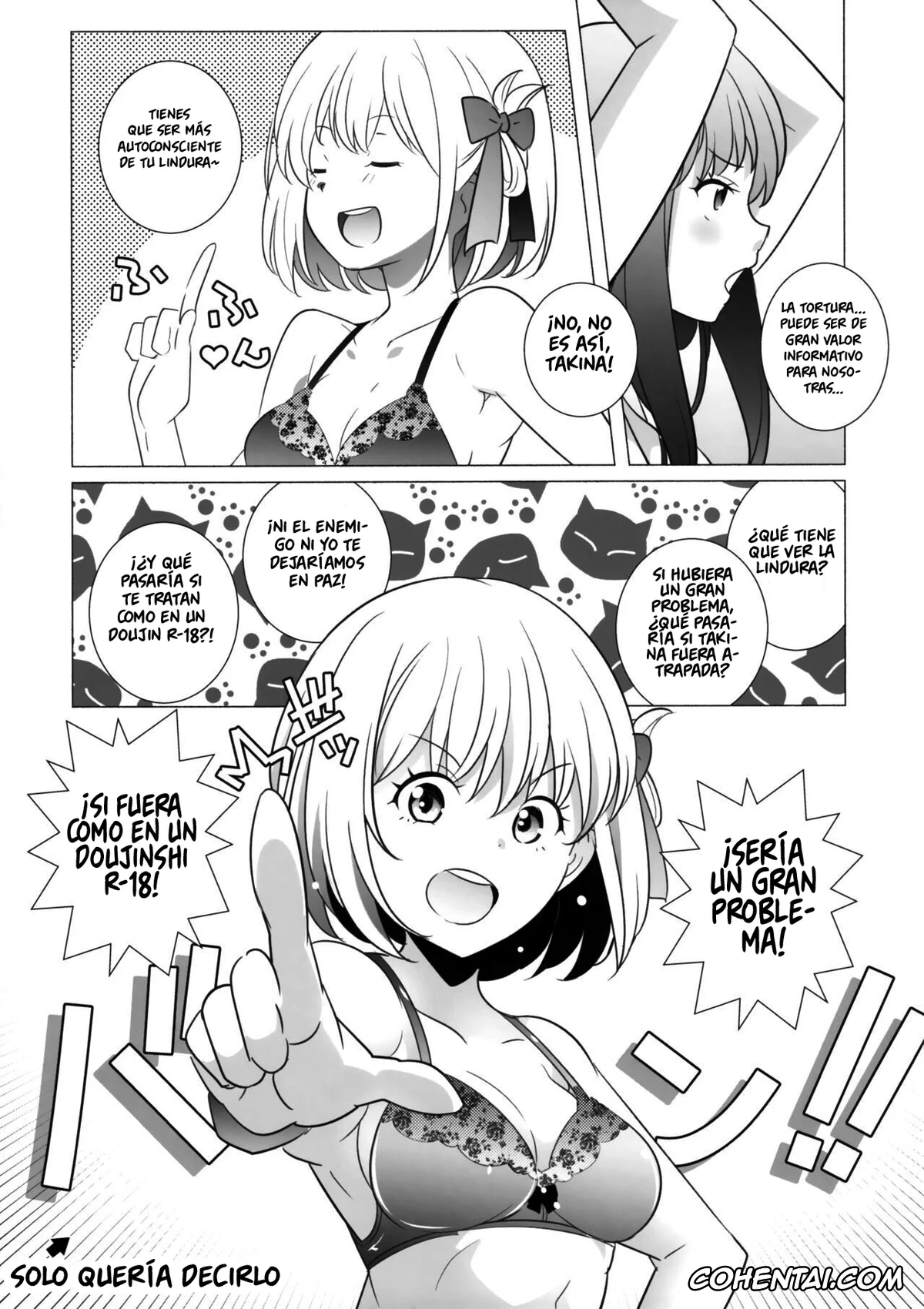 Lycoris Recoil hentai, Chisato Nishikigi hentai, Takina Inoue hentai, Himegoto (Lycoris Recoil), pagina 6