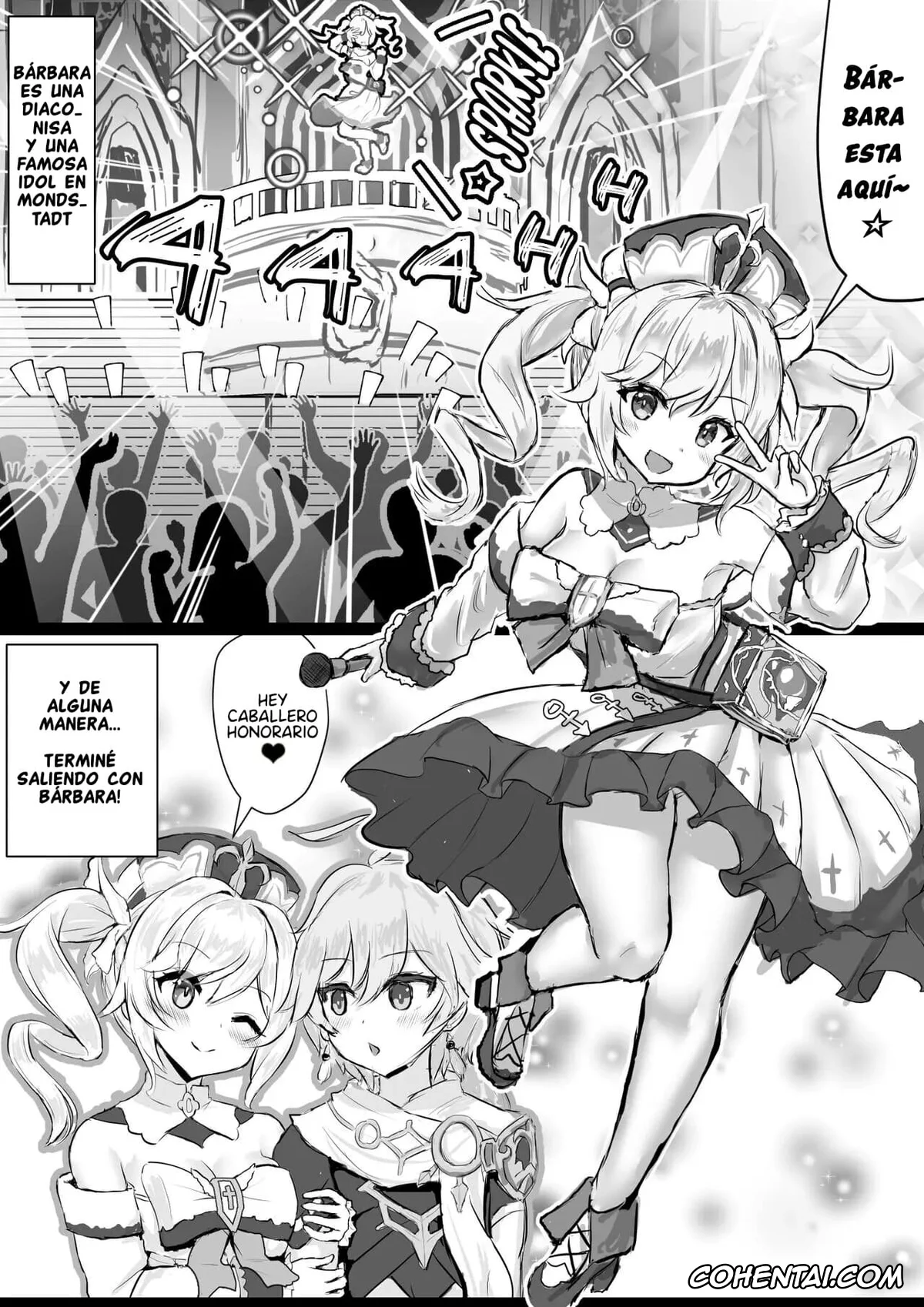 Genshin Impact xxx, Aether xxx, Barbara Pegg xxx, Venti xxx, Barbara ga Venti ni Netorareru Hanashi (Genshin Impact), pagina 1
