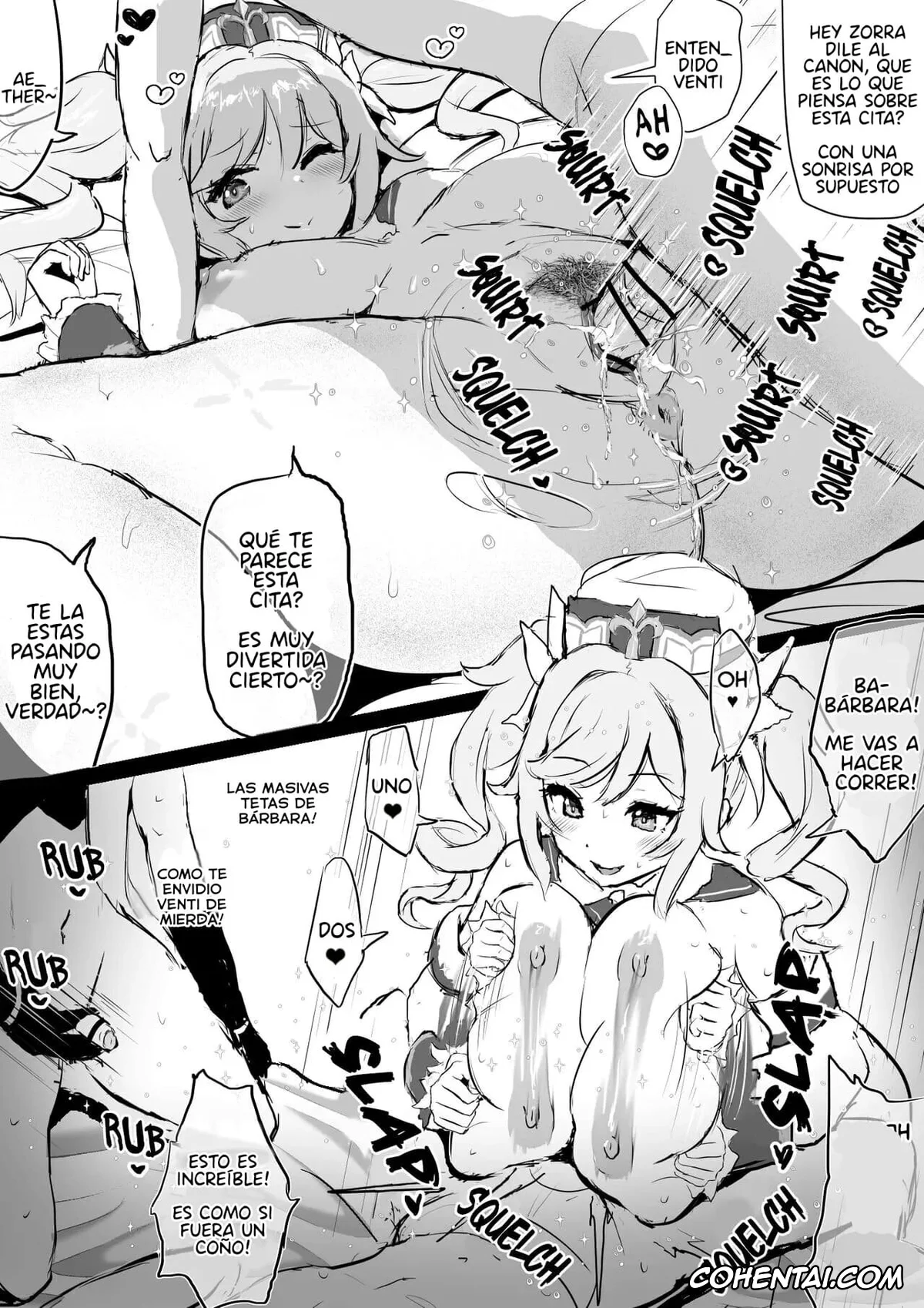 Genshin Impact xxx, Aether xxx, Barbara Pegg xxx, Venti xxx, Barbara ga Venti ni Netorareru Hanashi (Genshin Impact), pagina 7