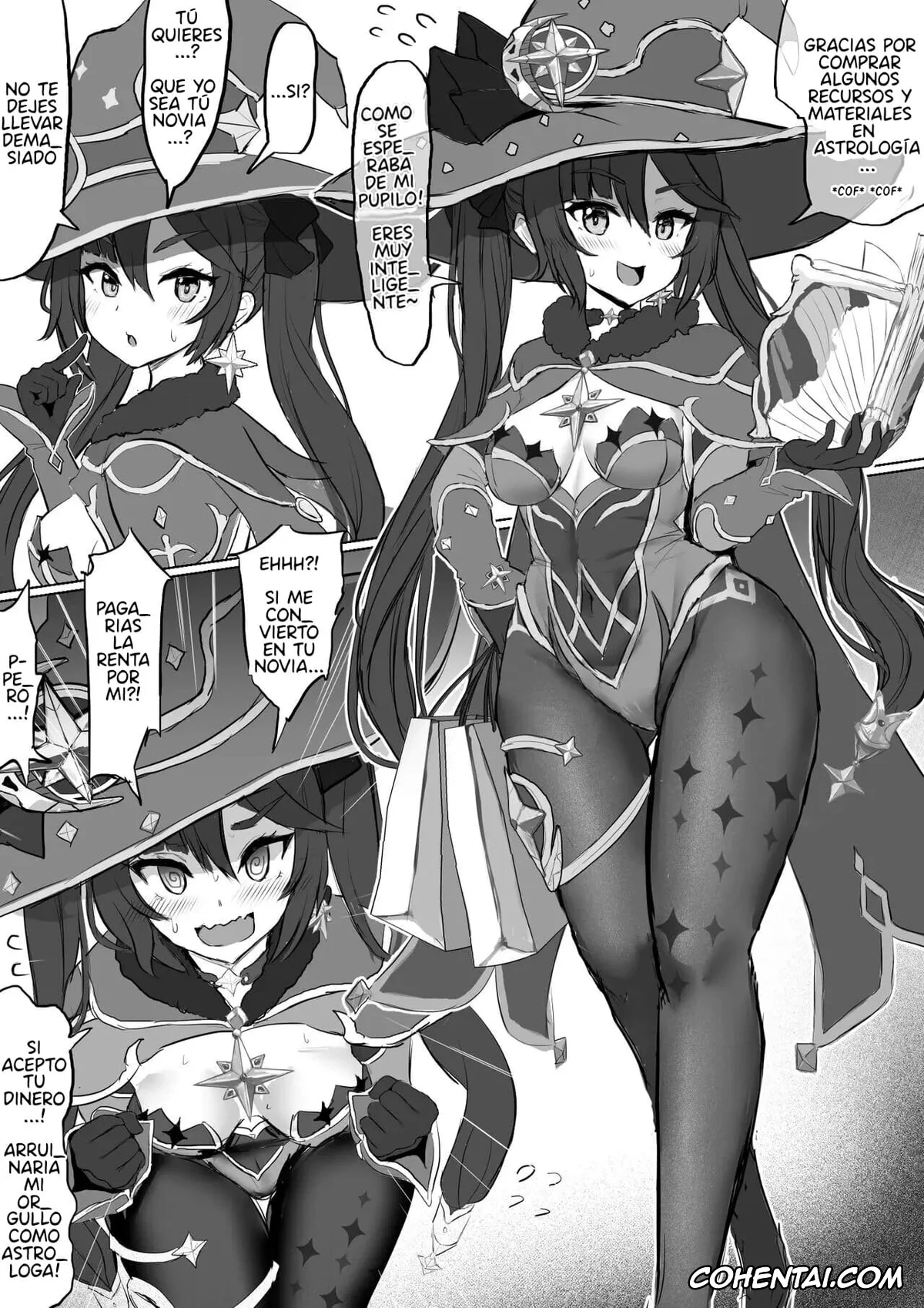 Genshin Impact xxx, Mona Megistus xxx, Venti xxx, Mona no Himitsu (Genshin Impact), pagina 1