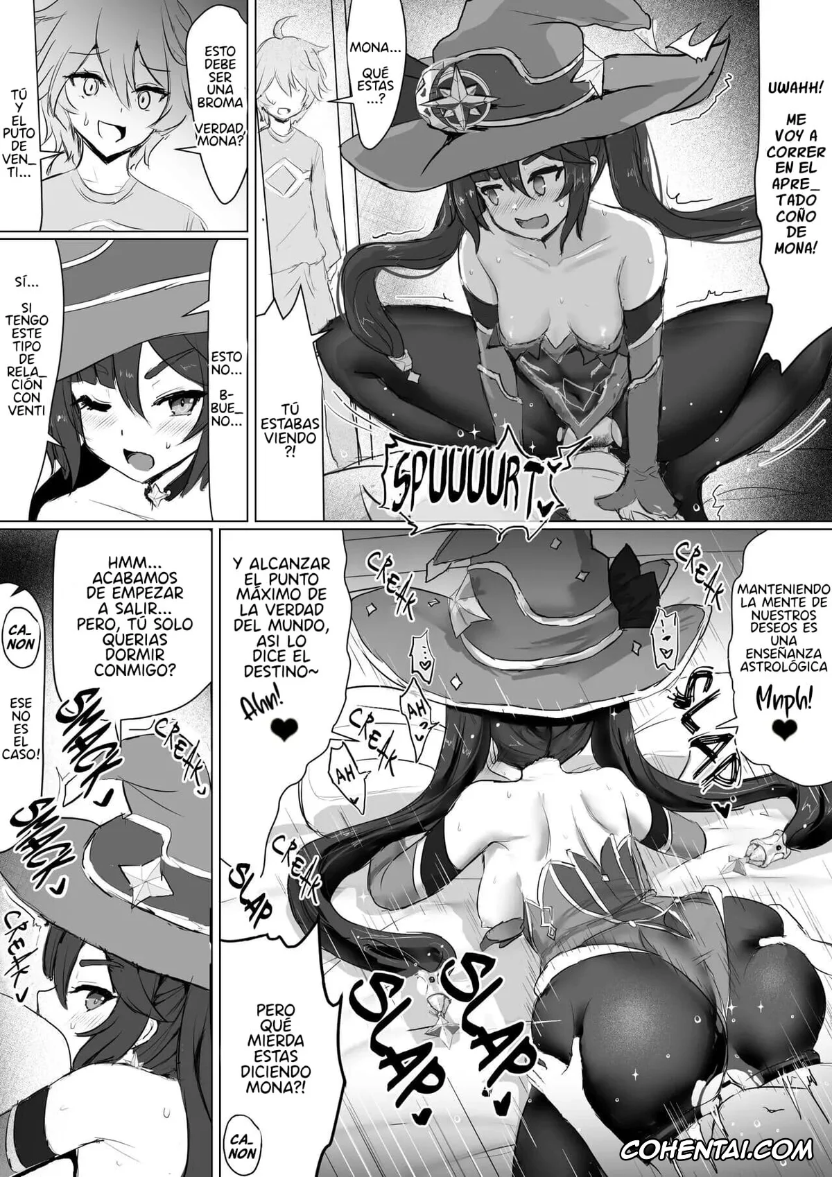 Genshin Impact porno, Mona Megistus porno, Venti porno, Mona no Himitsu (Genshin Impact), pagina 5