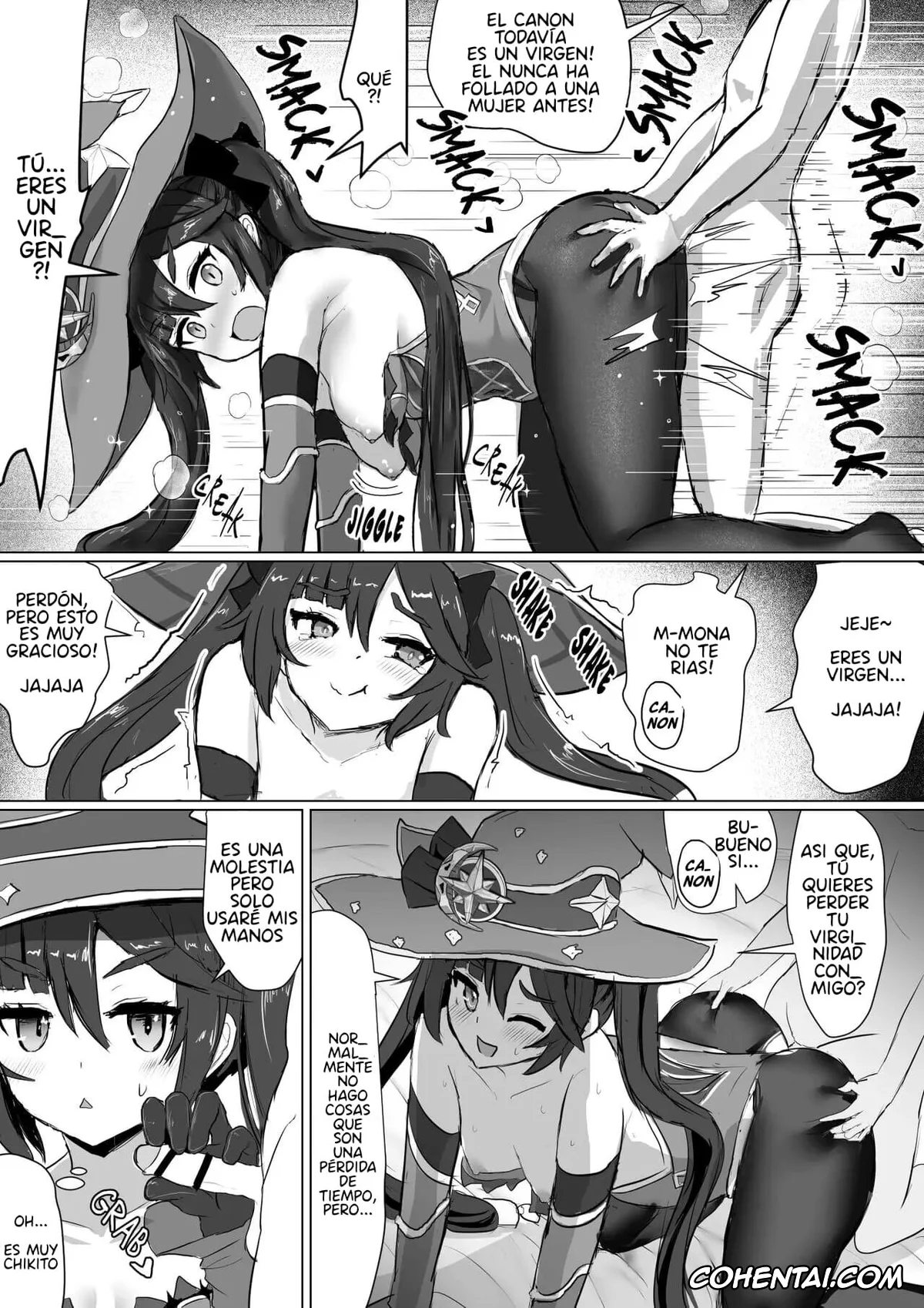 Genshin Impact hentai, Mona Megistus hentai, Venti hentai, Mona no Himitsu (Genshin Impact), pagina 6