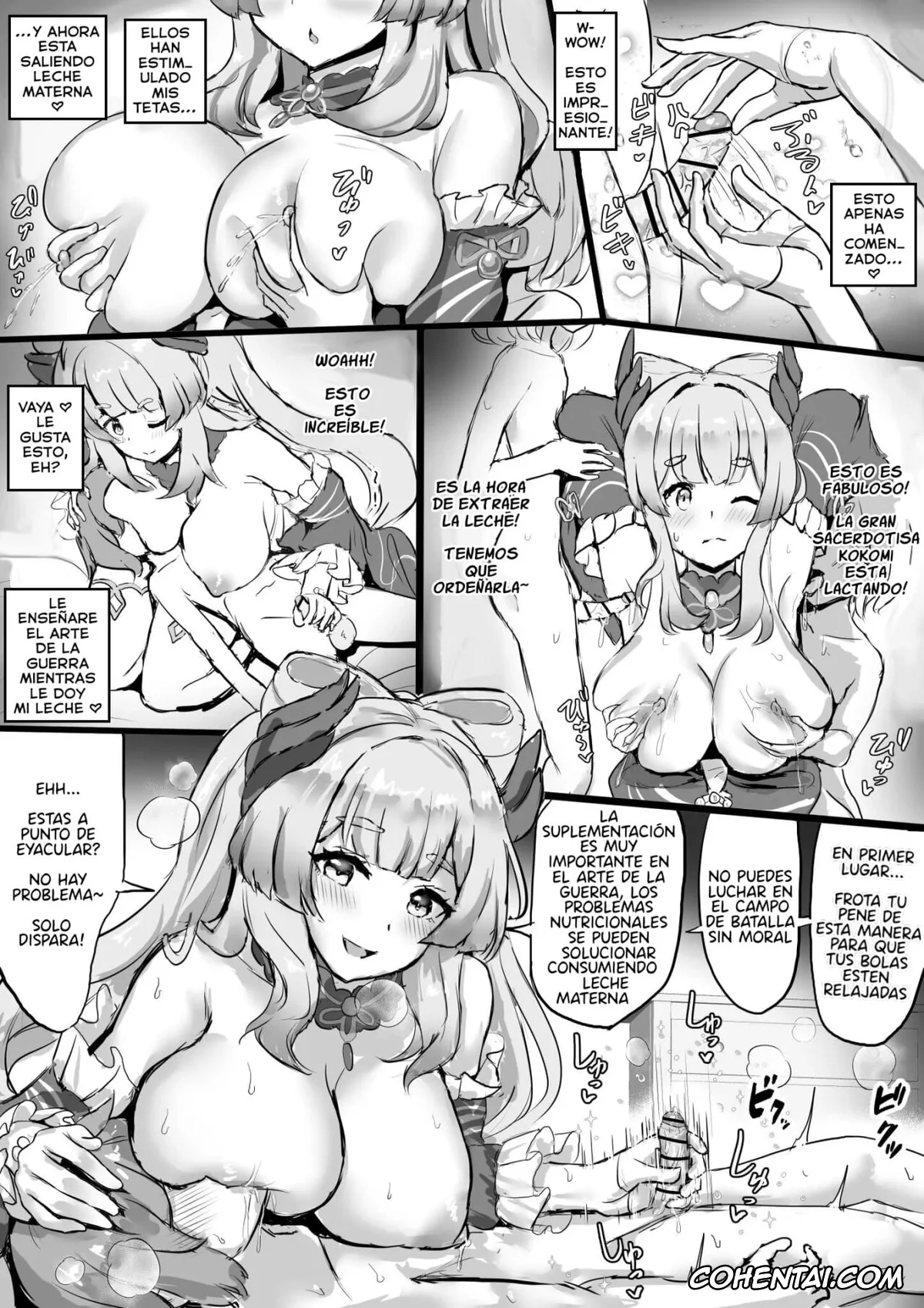 Genshin Impact hentai, Kokomi Sangonomiya hentai, Chinanago-tai o Kunren suru Kokomi-sama (Genshin Impact), pagina 3