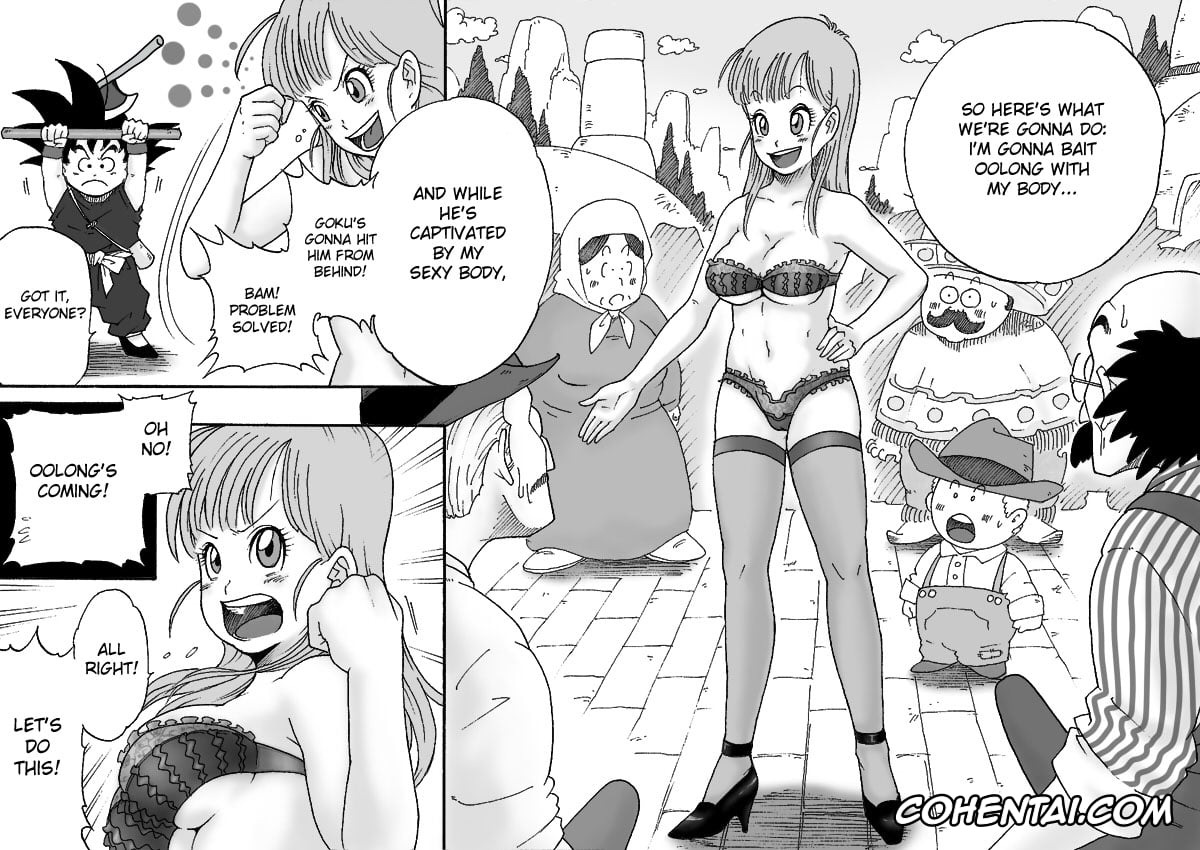 Dragon Ball xxx, Bulma Briefs xxx, Oolong xxx, Danganball Kanzen Mousou Han 02 (Dragon Ball), pagina 4