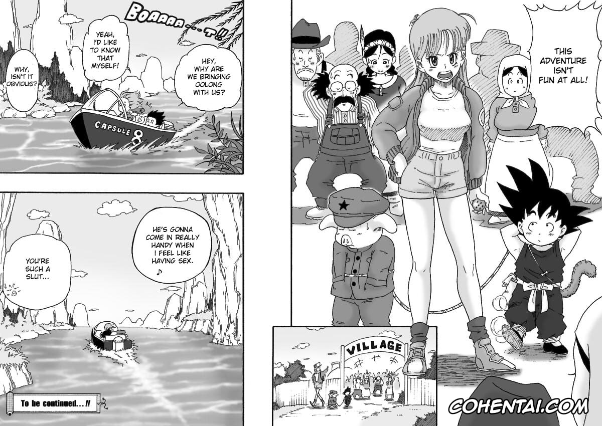 Dragon Ball porno, Bulma Briefs porno, Oolong porno, Danganball Kanzen Mousou Han 02 (Dragon Ball), pagina 35