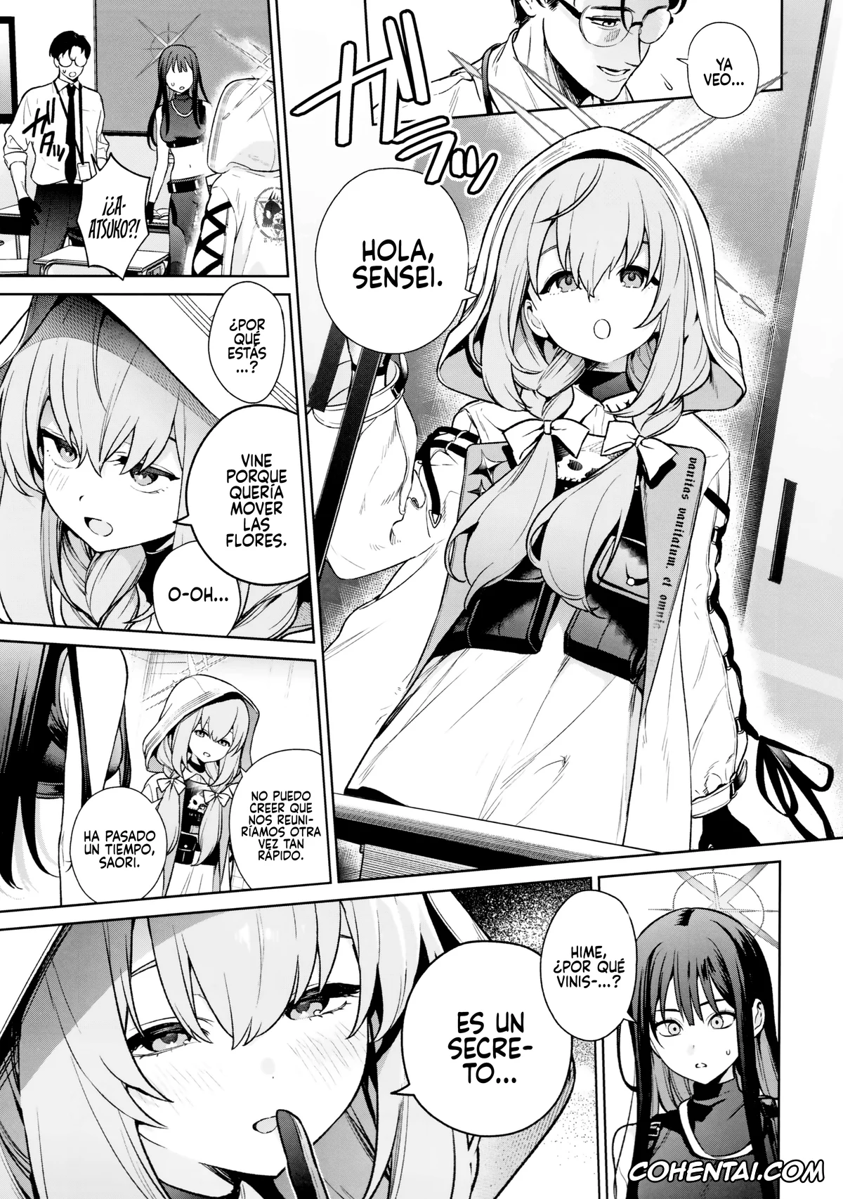 Blue Archive xxx, Atsuko Hakari xxx, Saori Joumae xxx, Sensei xxx, Saori to Atsuko ni Obenkyou Oshieru Hon (Blue Archive), pagina 4