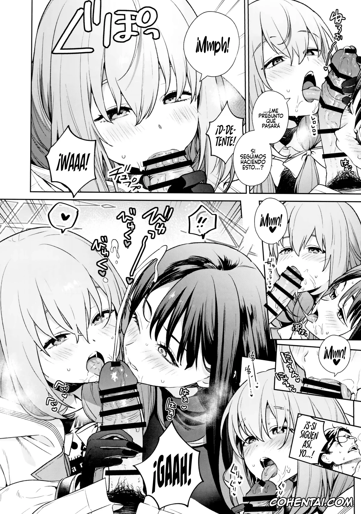 Blue Archive hentai, Atsuko Hakari hentai, Saori Joumae hentai, Sensei hentai, Saori to Atsuko ni Obenkyou Oshieru Hon (Blue Archive), pagina 9