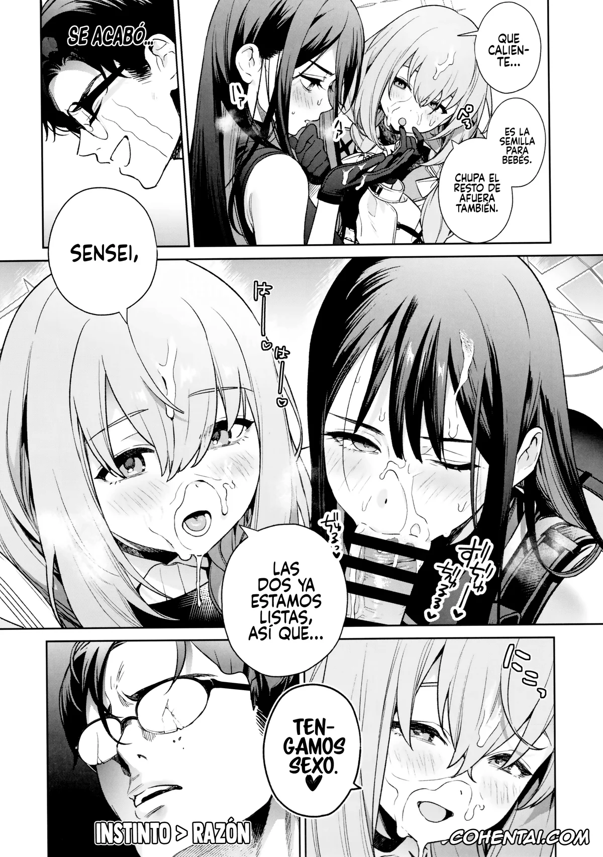 Blue Archive xxx, Atsuko Hakari xxx, Saori Joumae xxx, Sensei xxx, Saori to Atsuko ni Obenkyou Oshieru Hon (Blue Archive), pagina 10