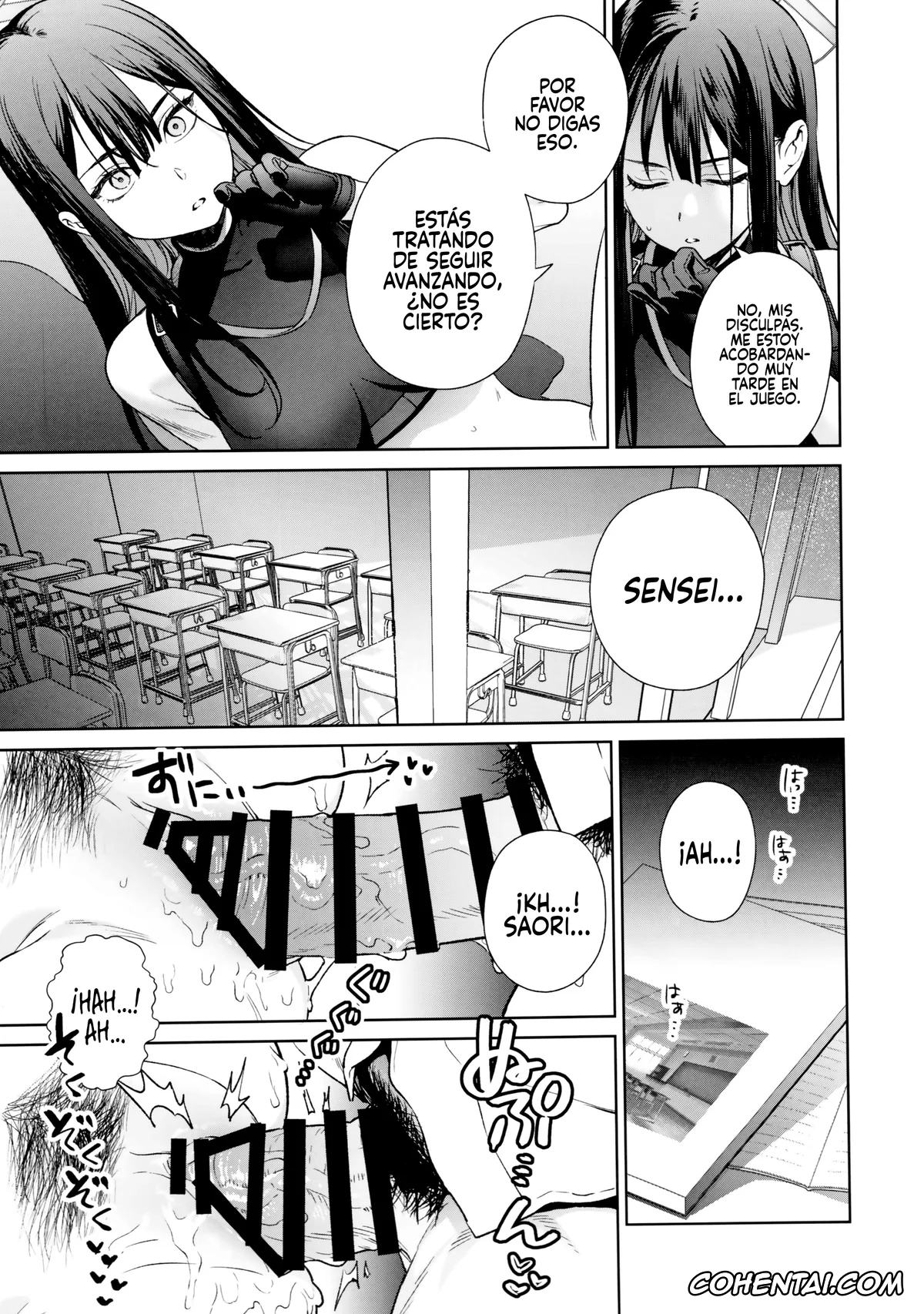 Blue Archive hentai, Atsuko Hakari hentai, Saori Joumae hentai, Sensei hentai, Saori to Atsuko ni Obenkyou Oshieru Hon (Blue Archive), pagina 12