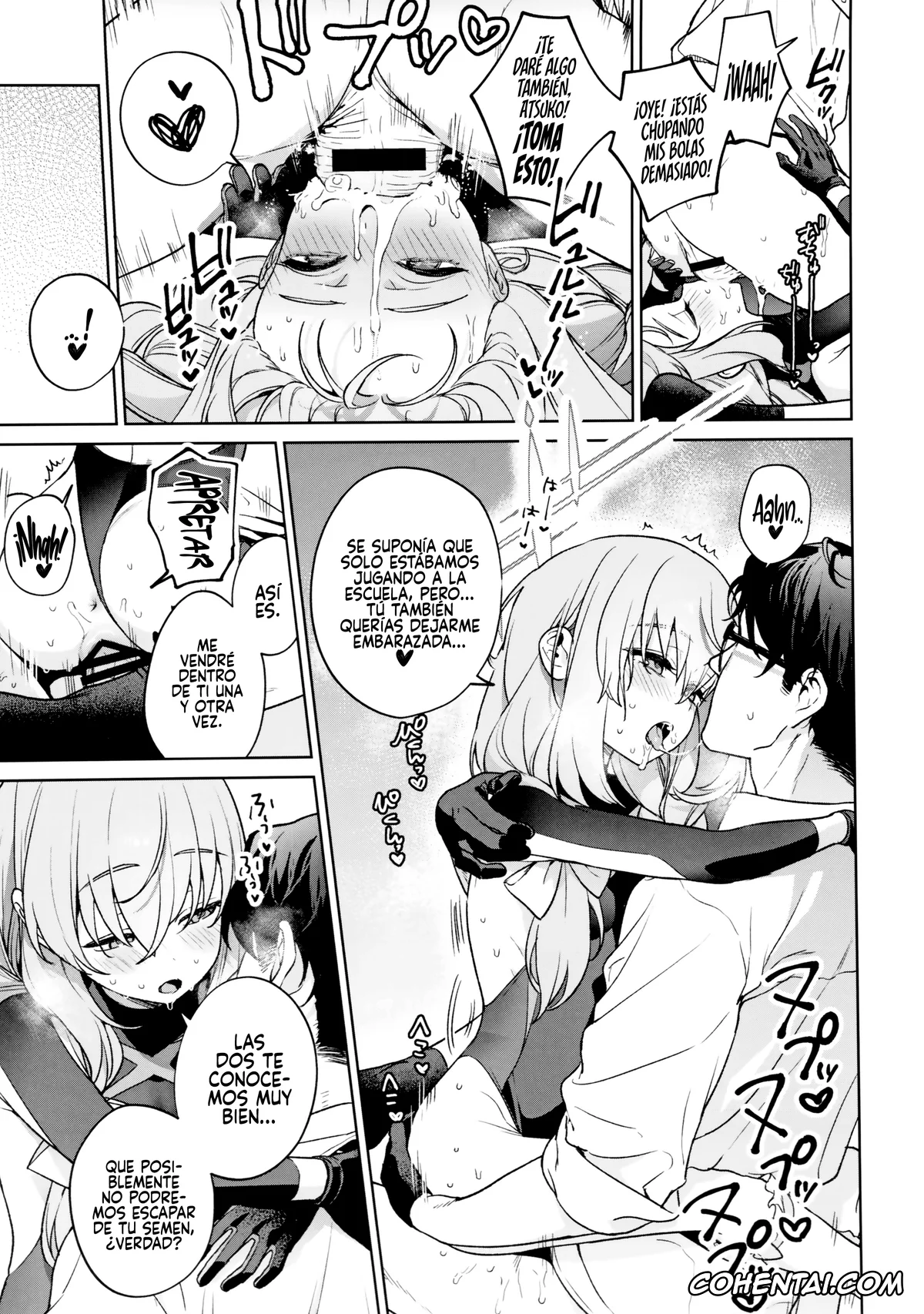 Blue Archive xxx, Atsuko Hakari xxx, Saori Joumae xxx, Sensei xxx, Saori to Atsuko ni Obenkyou Oshieru Hon (Blue Archive), pagina 28