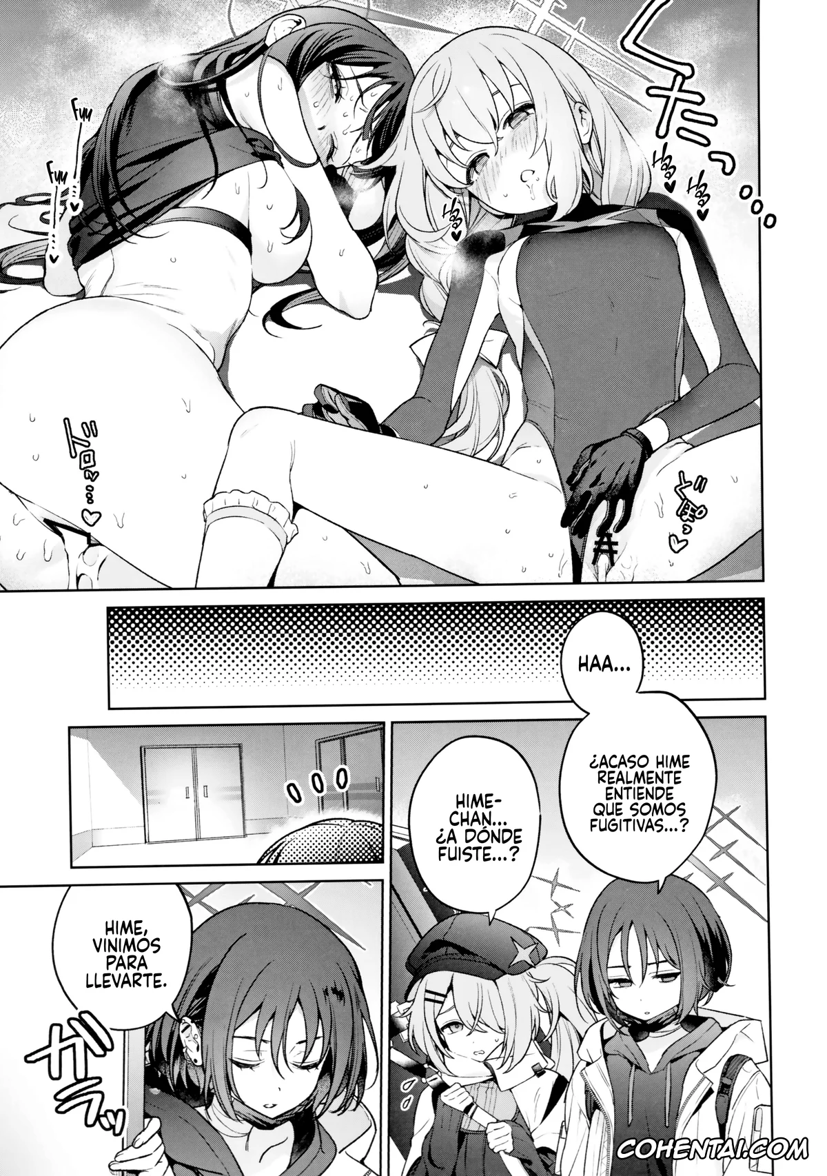 Blue Archive hentai, Atsuko Hakari hentai, Saori Joumae hentai, Sensei hentai, Saori to Atsuko ni Obenkyou Oshieru Hon (Blue Archive), pagina 30
