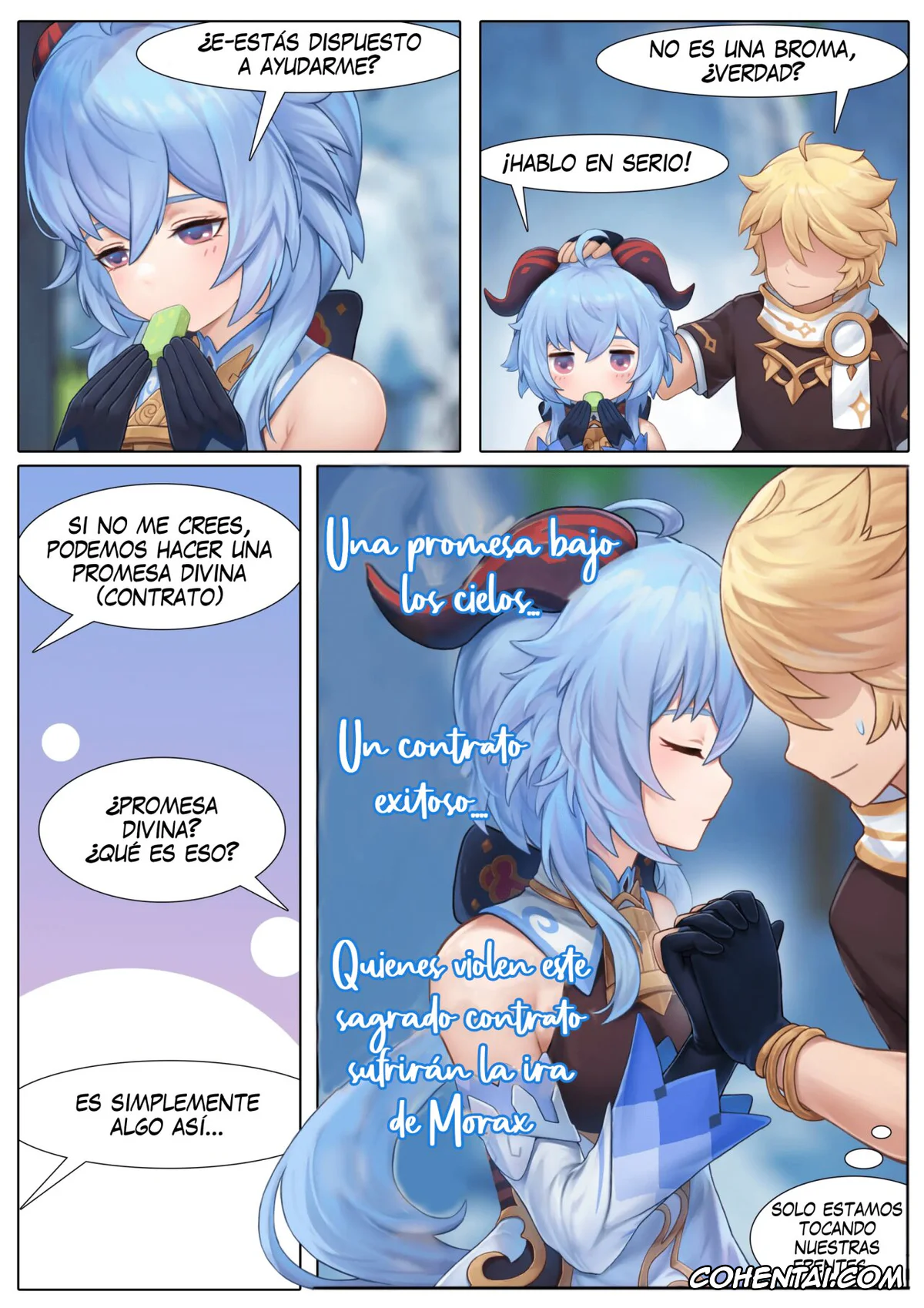 Genshin Impact hentai, Aether hentai, Ganyu hentai, Everlasting Ganyu (Genshin Impact), pagina 6