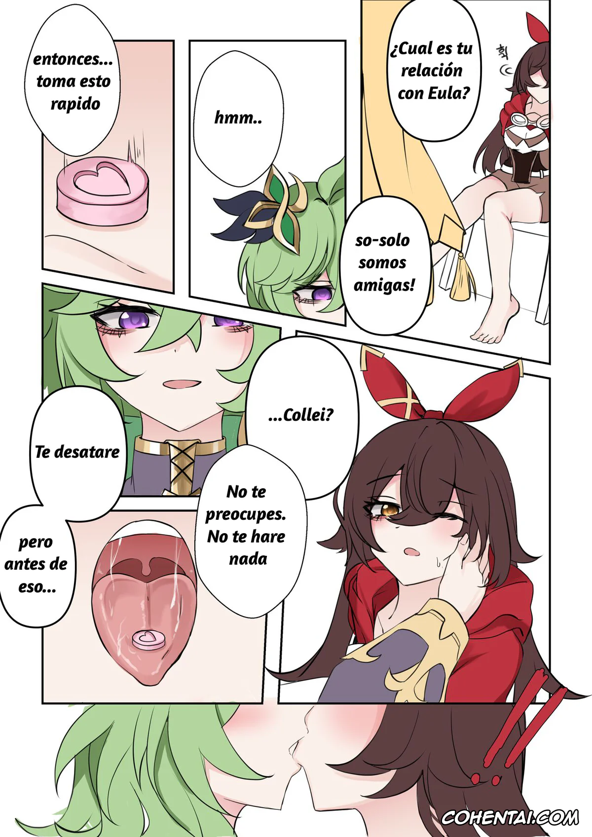 Genshin Impact hentai, Amber hentai, Collei hentai, ESPERA (Genshin Impact), pagina 3