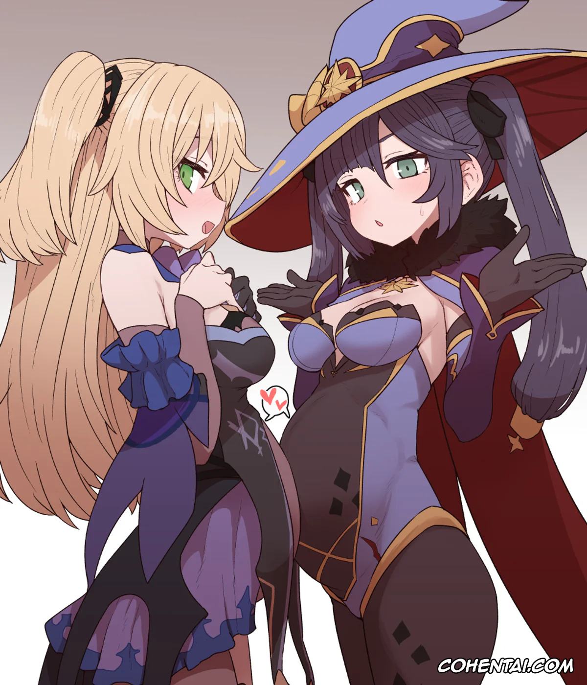 Genshin Impact hentai, Aether hentai, Fischl hentai, Mona Megistus hentai, Mona Fischl Sorezore Nakadashi (Genshin Impact), pagina 9