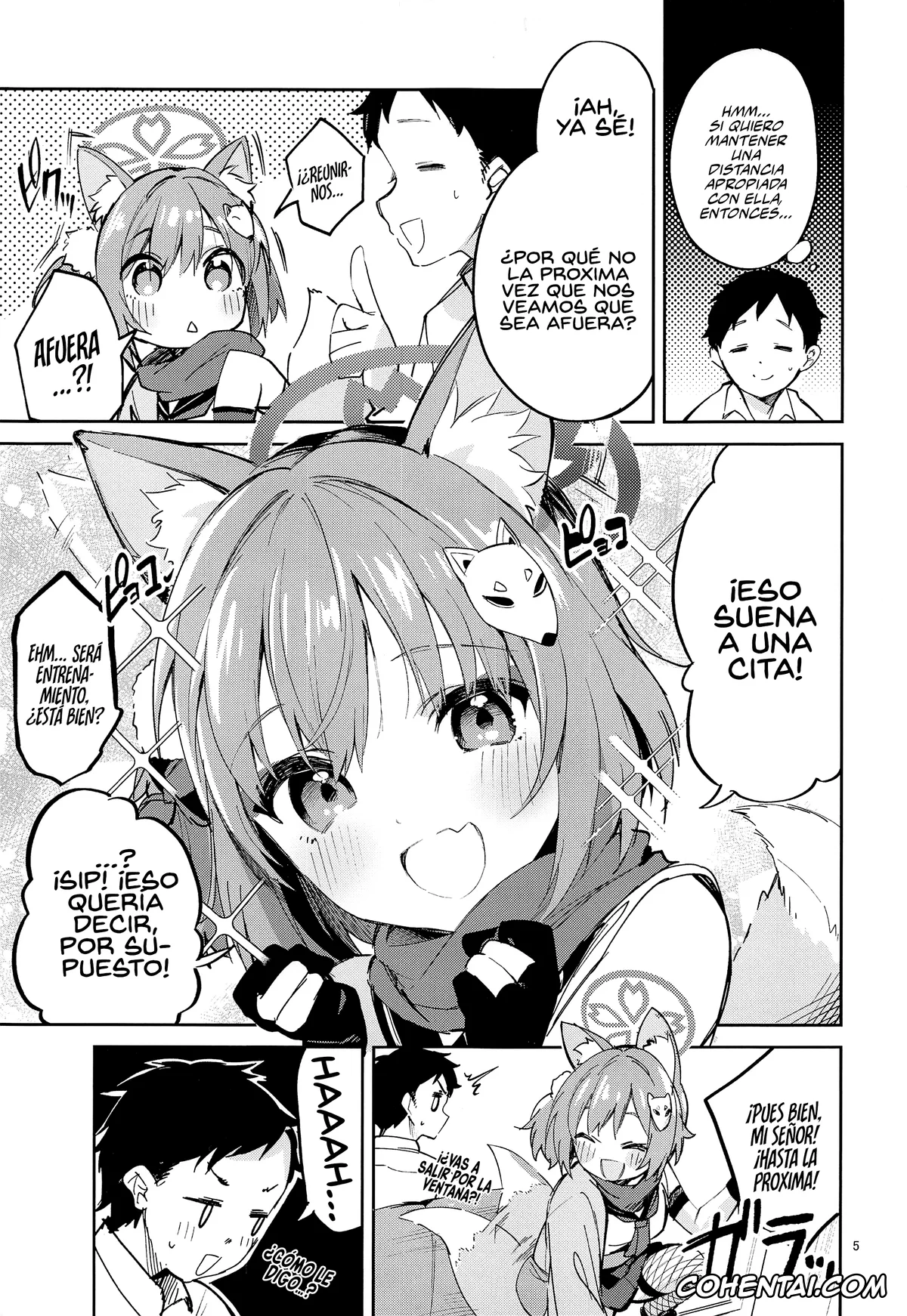 Blue Archive xxx, Izuna Kuda xxx, Sensei xxx, Me o Hanasenai Seito (Blue Archive), pagina 4