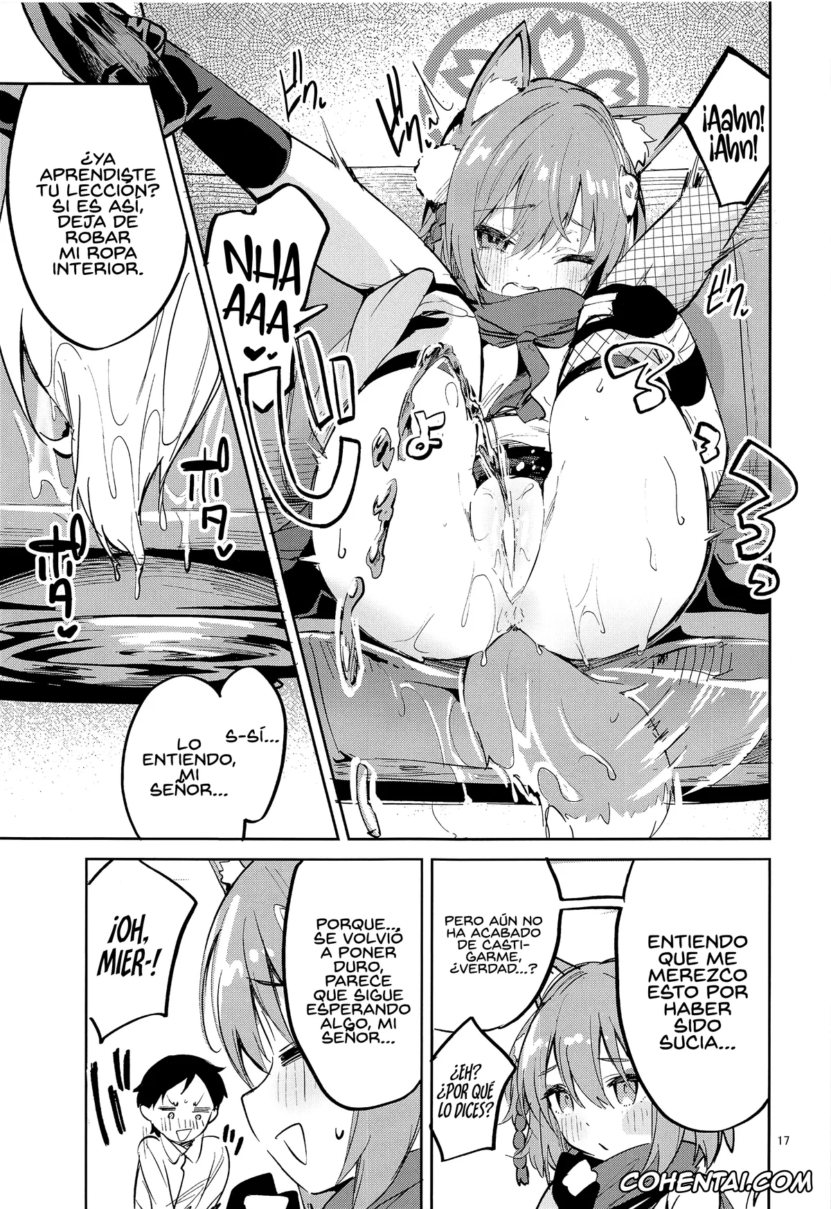 Blue Archive xxx, Izuna Kuda xxx, Sensei xxx, Me o Hanasenai Seito (Blue Archive), pagina 16