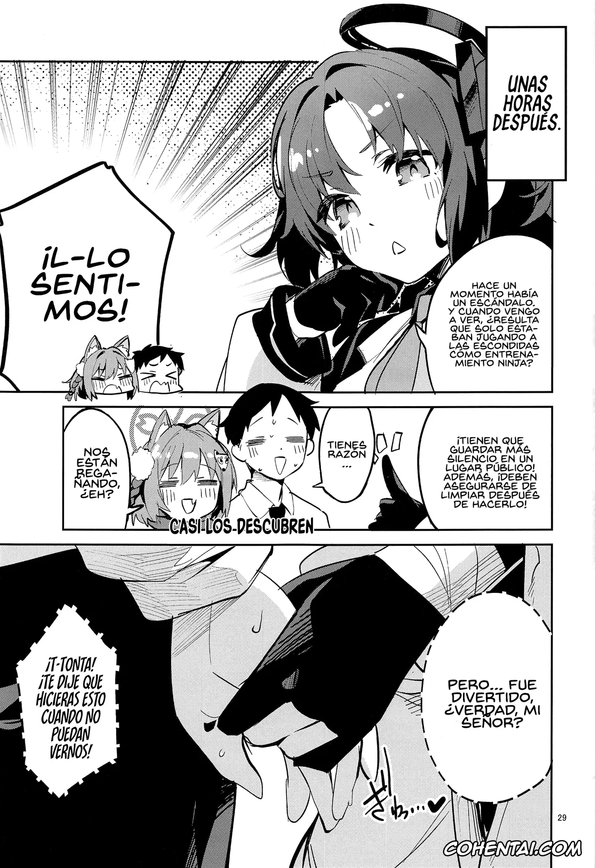 Blue Archive xxx, Izuna Kuda xxx, Sensei xxx, Me o Hanasenai Seito (Blue Archive), pagina 28