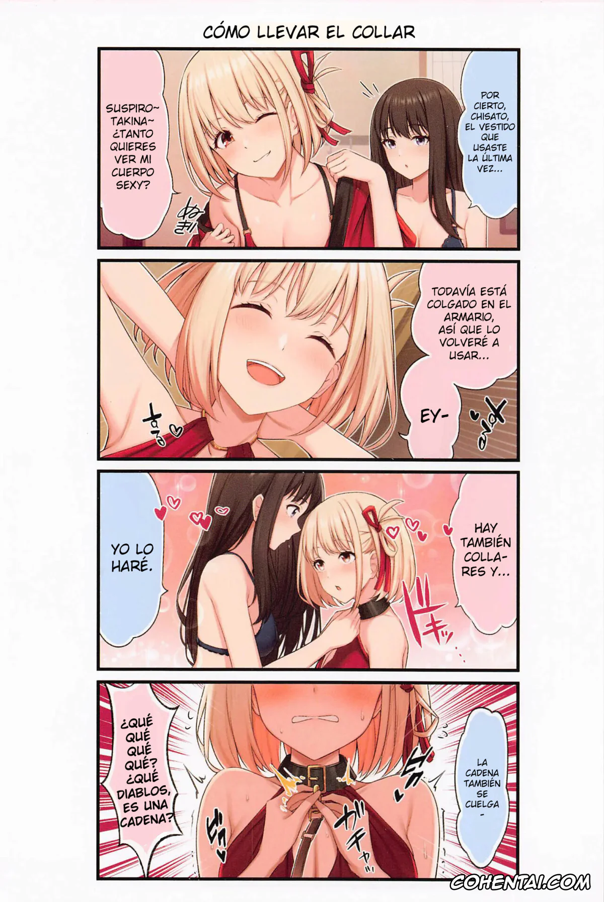 Lycoris Recoil hentai, Chisato Nishikigi hentai, Takina Inoue hentai, ChisaTaki Love (Lycoris Recoil), pagina 3
