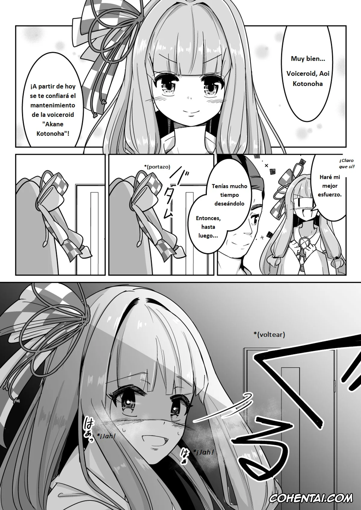 VOICEROID hentai, Akane Kotonoha hentai, Aoi Kotonoha hentai, Voiceroid wa Tsunagaritai (VOICEROID), pagina 3