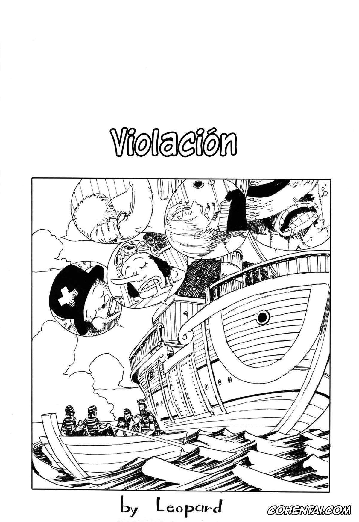 One Piece porno, Nami porno, Nico Robin porno, Leopard Hon 7 (One Piece), pagina 2