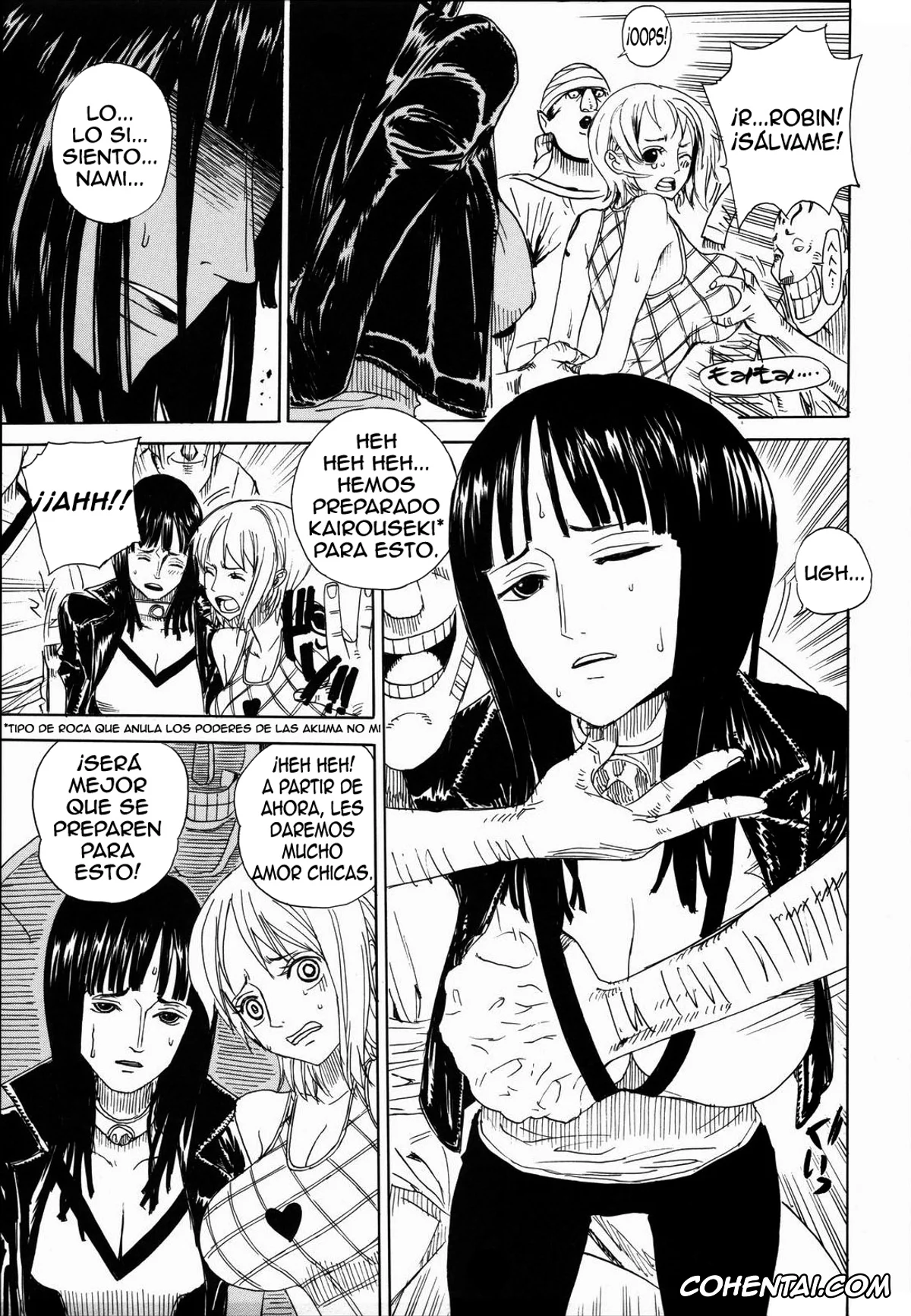 One Piece xxx, Nami xxx, Nico Robin xxx, Leopard Hon 7 (One Piece), pagina 4