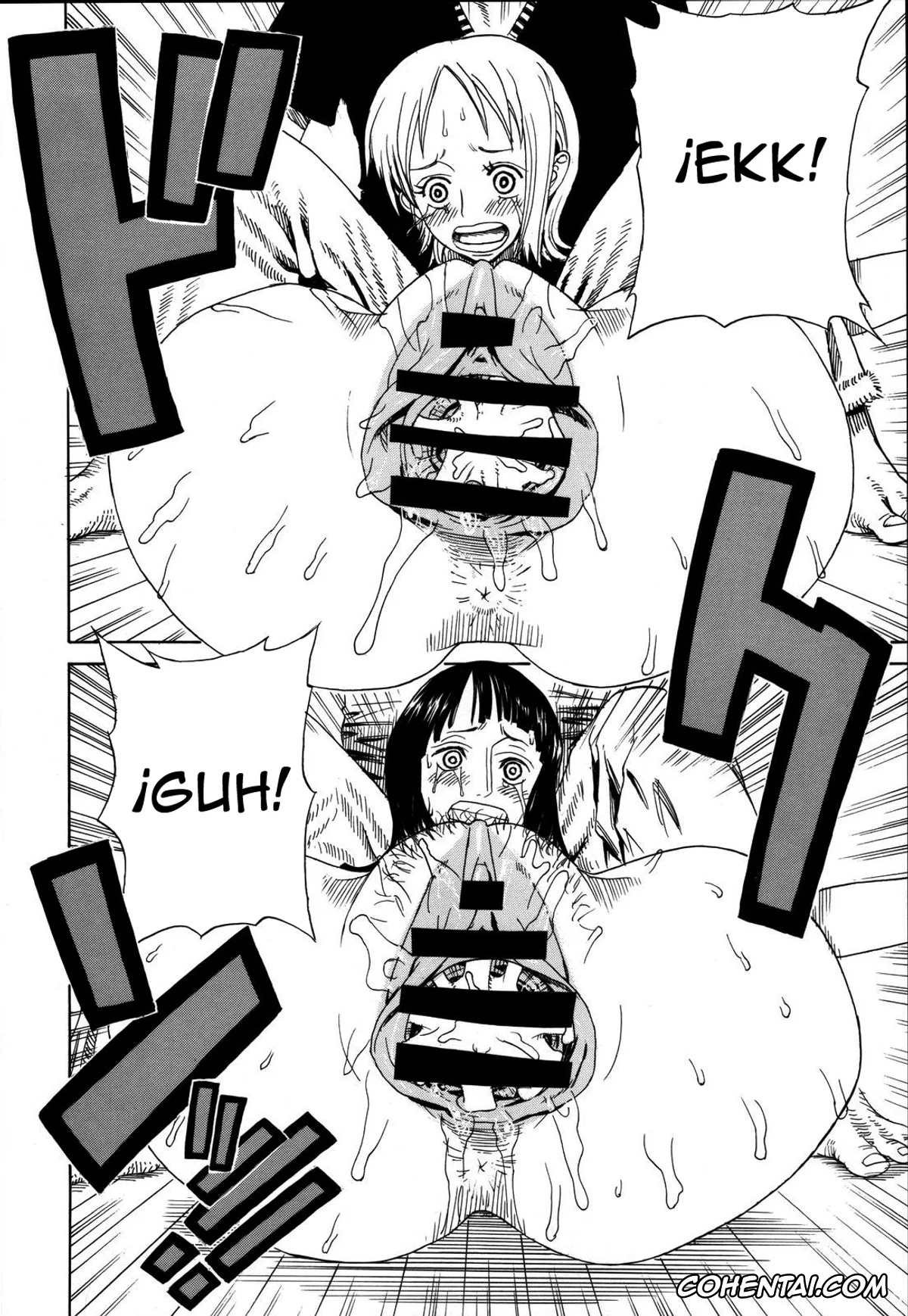 One Piece porno, Nami porno, Nico Robin porno, Leopard Hon 7 (One Piece), pagina 17