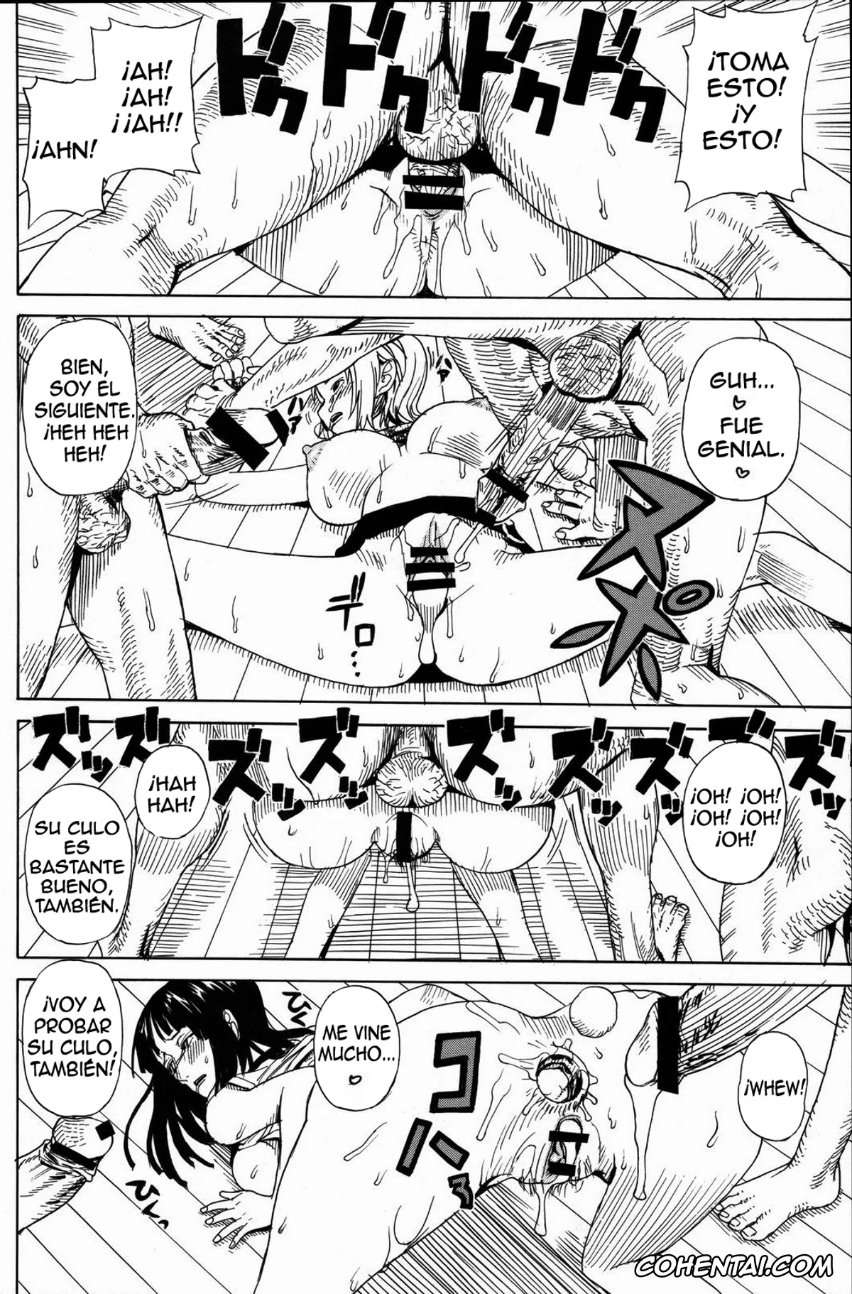 One Piece xxx, Nami xxx, Nico Robin xxx, Leopard Hon 7 (One Piece), pagina 19