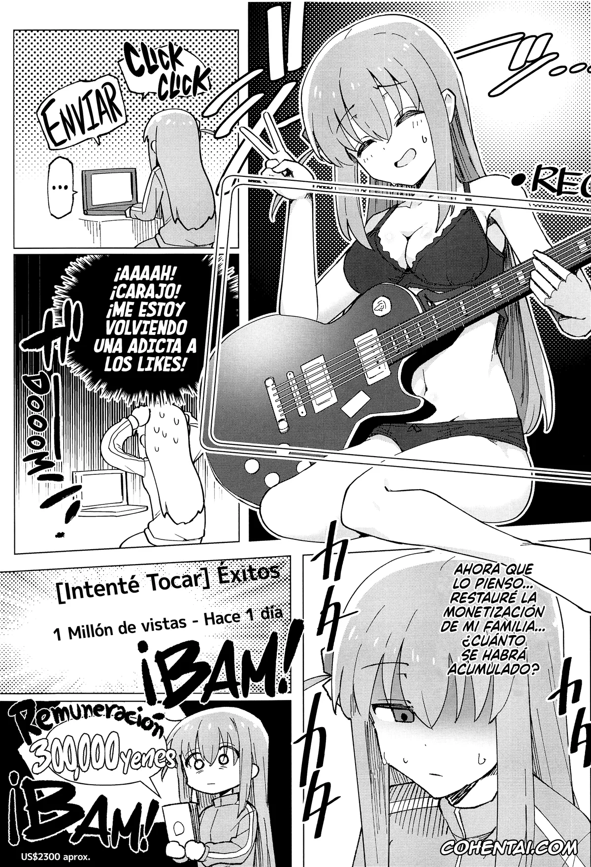 Bocchi the Rock! porno, Hitori Gotou porno, Shounin Yokkyuu (Bocchi the Rock!), pagina 8