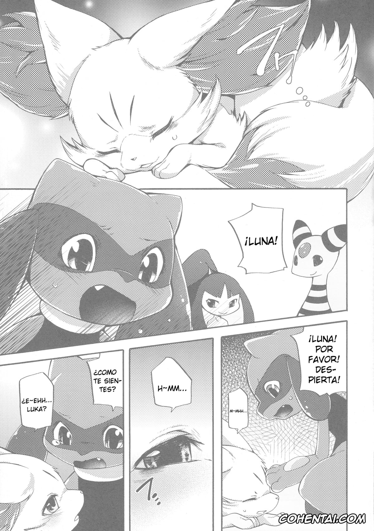 Pokemon | Pocket Monsters xxx, Braixen xxx, Fennekin xxx, Lucario xxx, Riolu xxx, Korekara wa Zutto Issho (Pokémon Mystery Dungeon), pagina 4