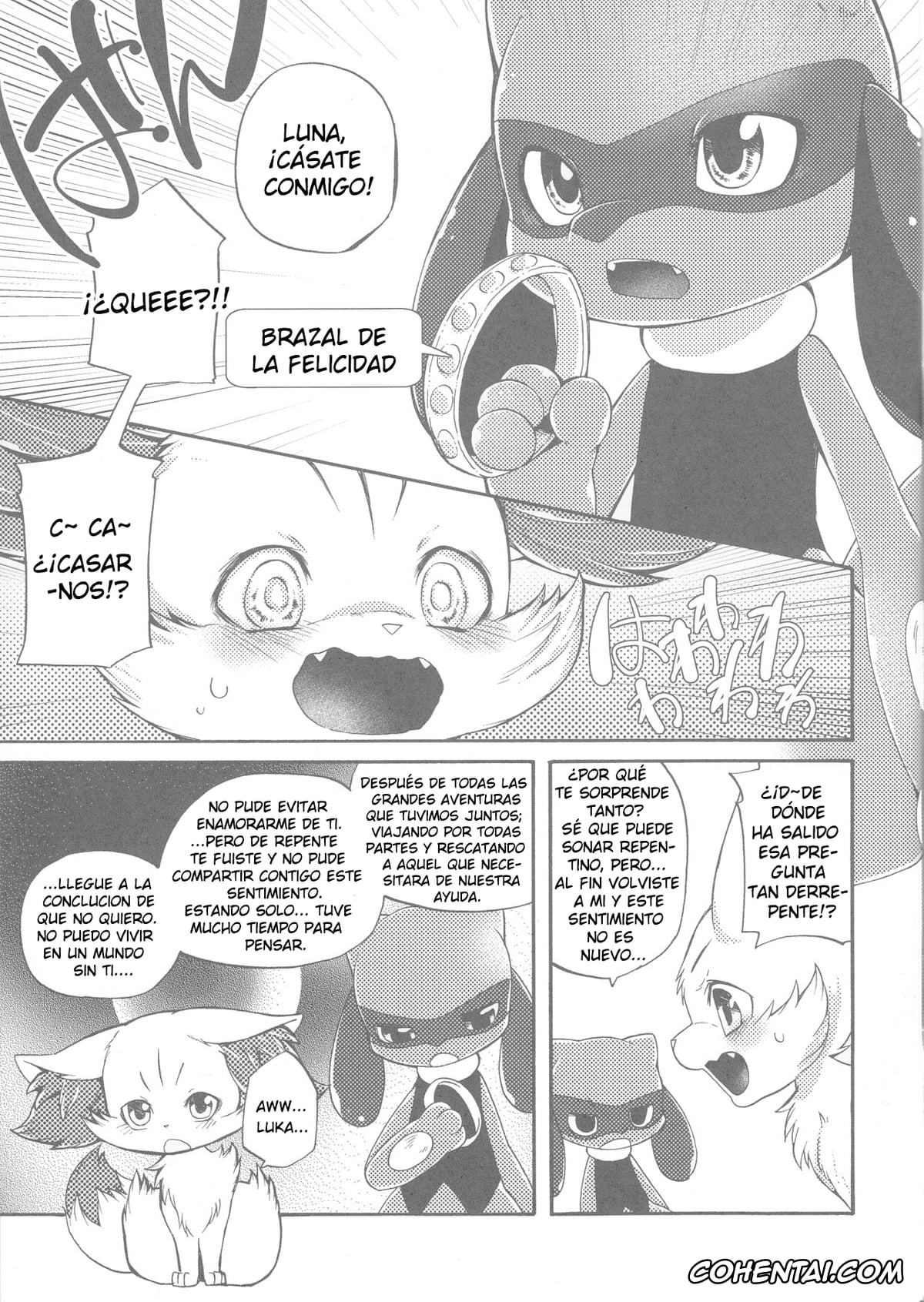 Pokemon | Pocket Monsters hentai, Braixen hentai, Fennekin hentai, Lucario hentai, Riolu hentai, Korekara wa Zutto Issho (Pokémon Mystery Dungeon), pagina 6