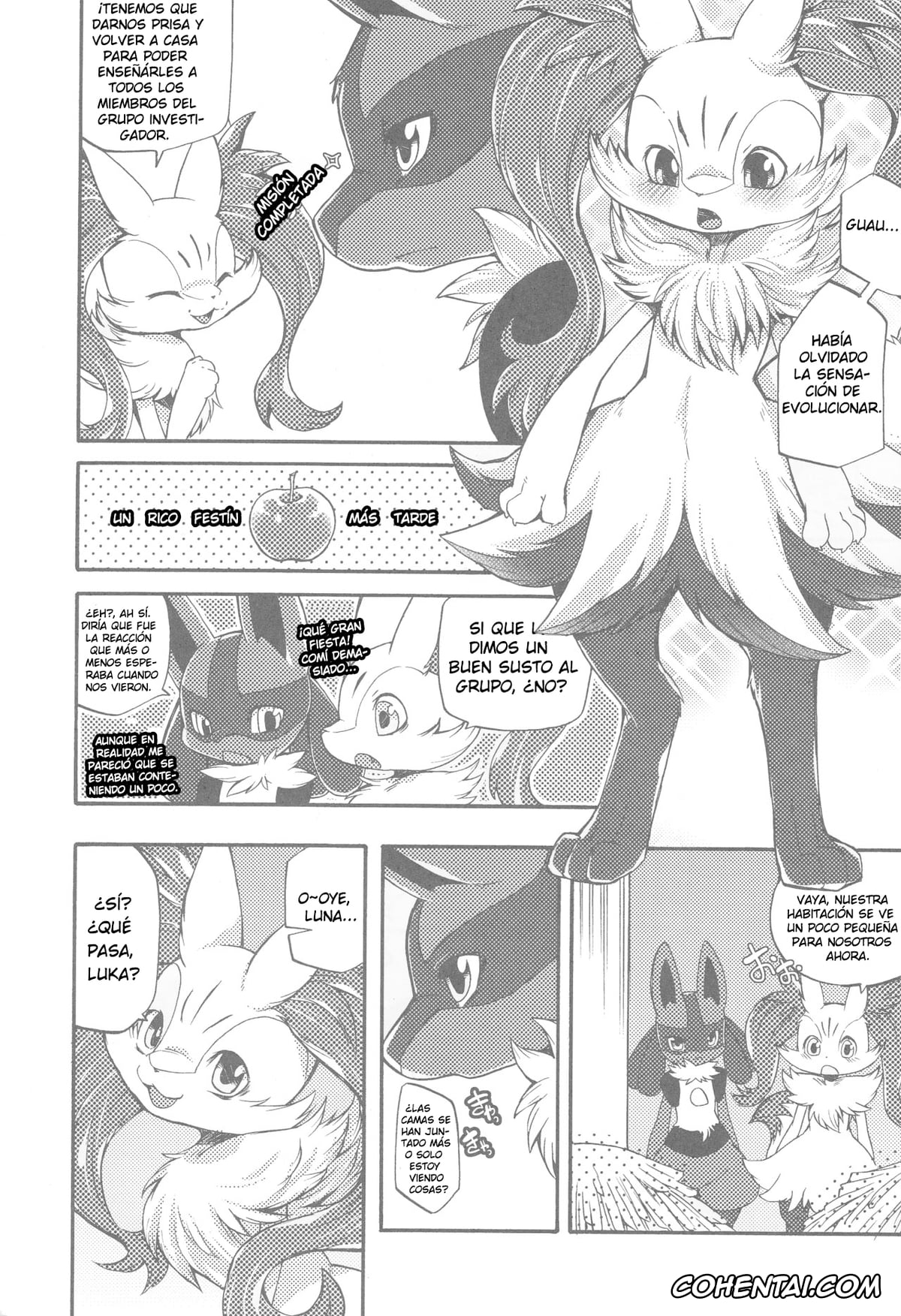 Pokemon | Pocket Monsters hentai, Braixen hentai, Fennekin hentai, Lucario hentai, Riolu hentai, Korekara wa Zutto Issho (Pokémon Mystery Dungeon), pagina 9