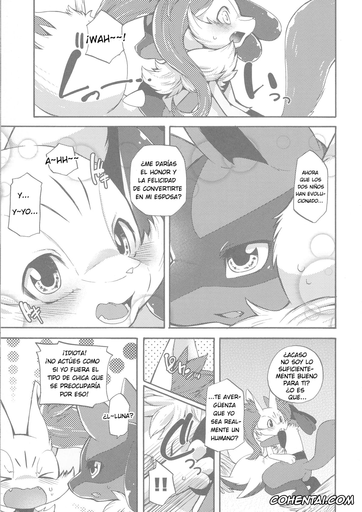 Pokemon | Pocket Monsters xxx, Braixen xxx, Fennekin xxx, Lucario xxx, Riolu xxx, Korekara wa Zutto Issho (Pokémon Mystery Dungeon), pagina 10