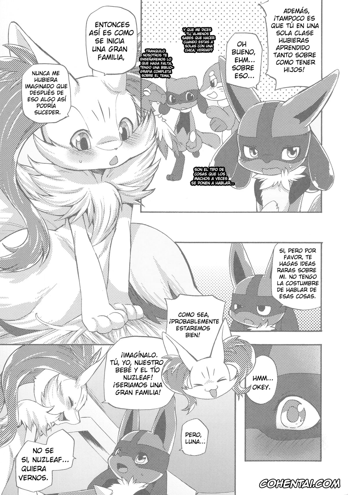 Pokemon | Pocket Monsters xxx, Braixen xxx, Fennekin xxx, Lucario xxx, Riolu xxx, Korekara wa Zutto Issho (Pokémon Mystery Dungeon), pagina 25