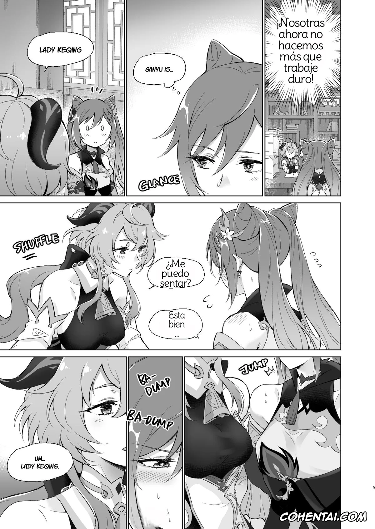 Genshin Impact porno, Ganyu porno, Keqing porno, Ganyu to Ecchi ga Shitai! (Genshin Impact), pagina 8
