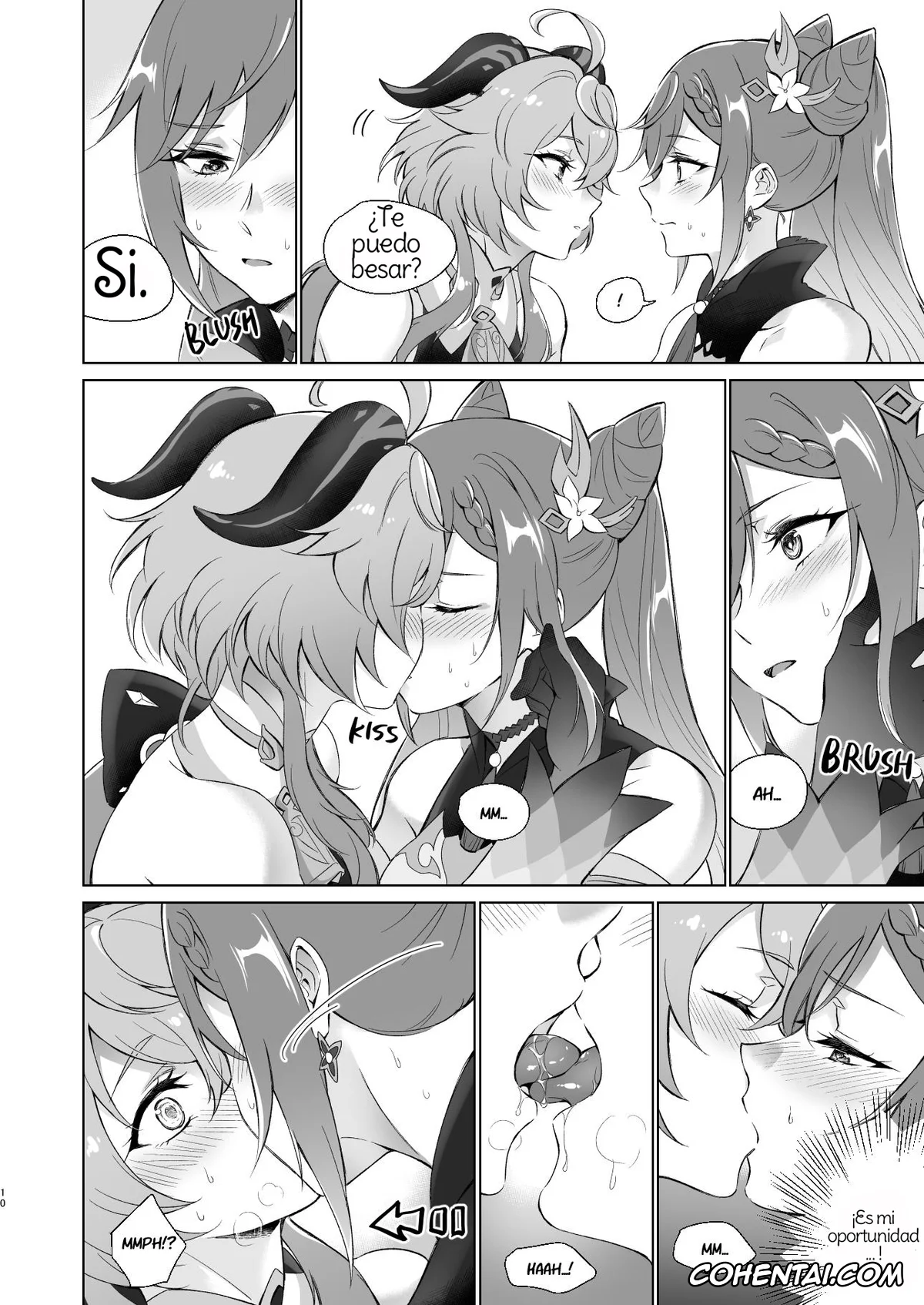 Genshin Impact hentai, Ganyu hentai, Keqing hentai, Ganyu to Ecchi ga Shitai! (Genshin Impact), pagina 9