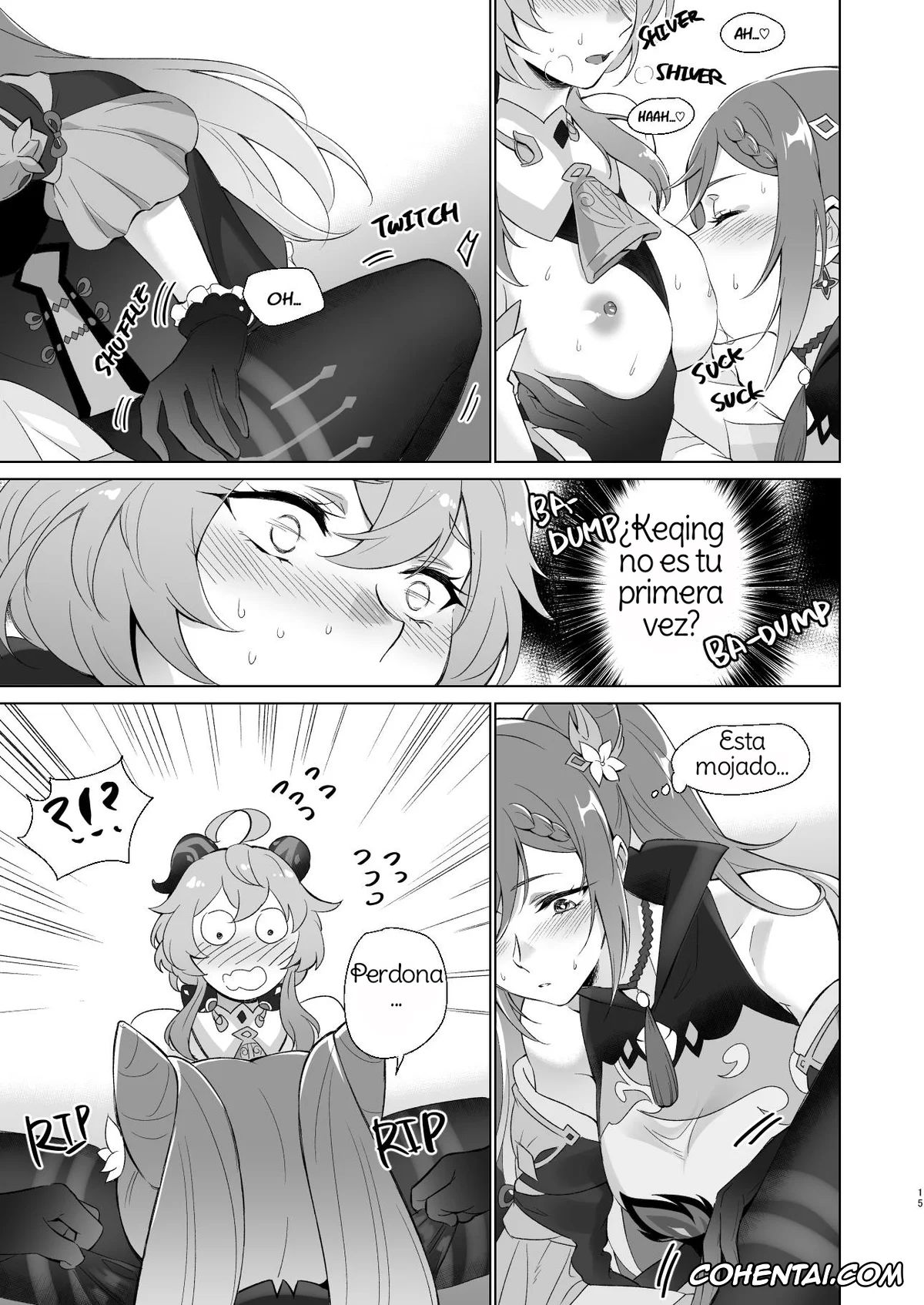 Genshin Impact porno, Ganyu porno, Keqing porno, Ganyu to Ecchi ga Shitai! (Genshin Impact), pagina 14