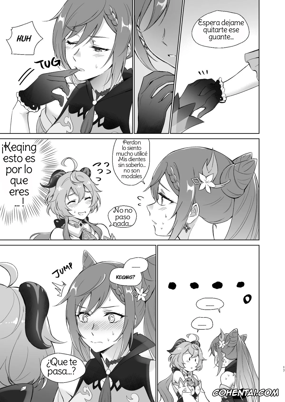 Genshin Impact xxx, Ganyu xxx, Keqing xxx, Ganyu to Ecchi ga Shitai! (Genshin Impact), pagina 16
