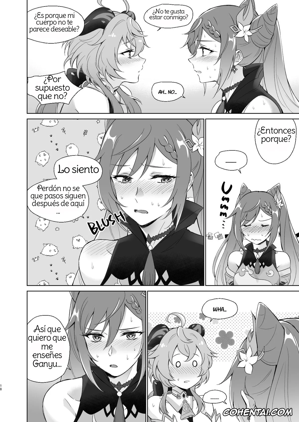 Genshin Impact porno, Ganyu porno, Keqing porno, Ganyu to Ecchi ga Shitai! (Genshin Impact), pagina 17