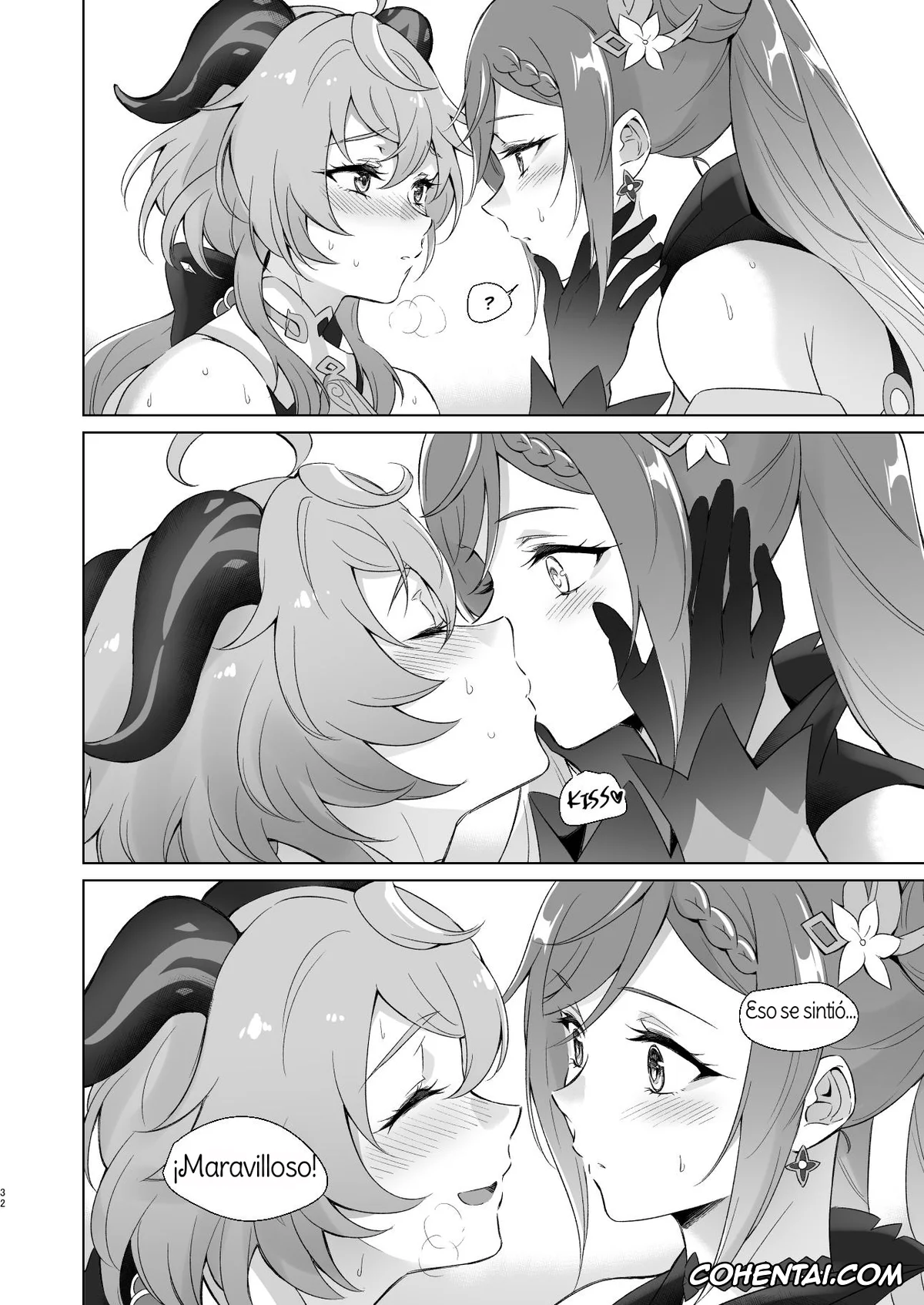 Genshin Impact xxx, Ganyu xxx, Keqing xxx, Ganyu to Ecchi ga Shitai! (Genshin Impact), pagina 31