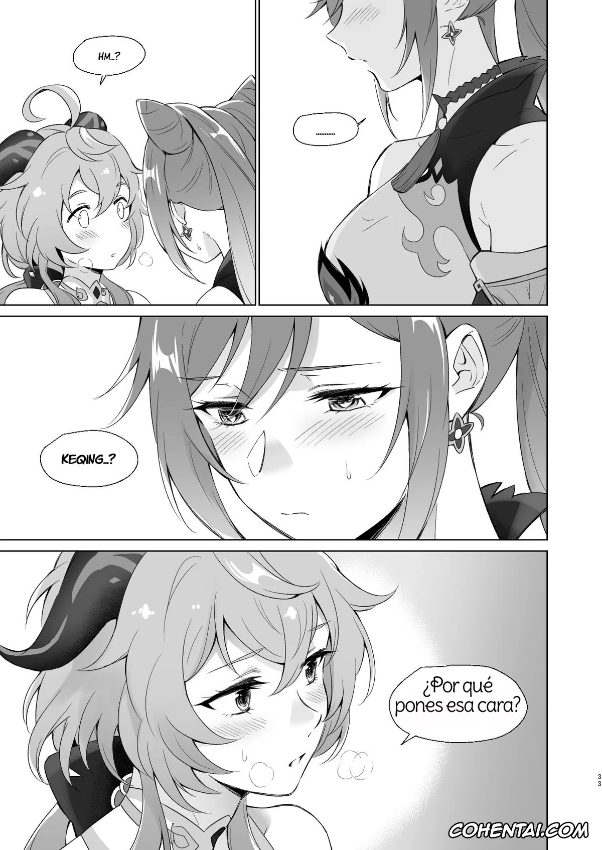 Genshin Impact porno, Ganyu porno, Keqing porno, Ganyu to Ecchi ga Shitai! (Genshin Impact), pagina 32