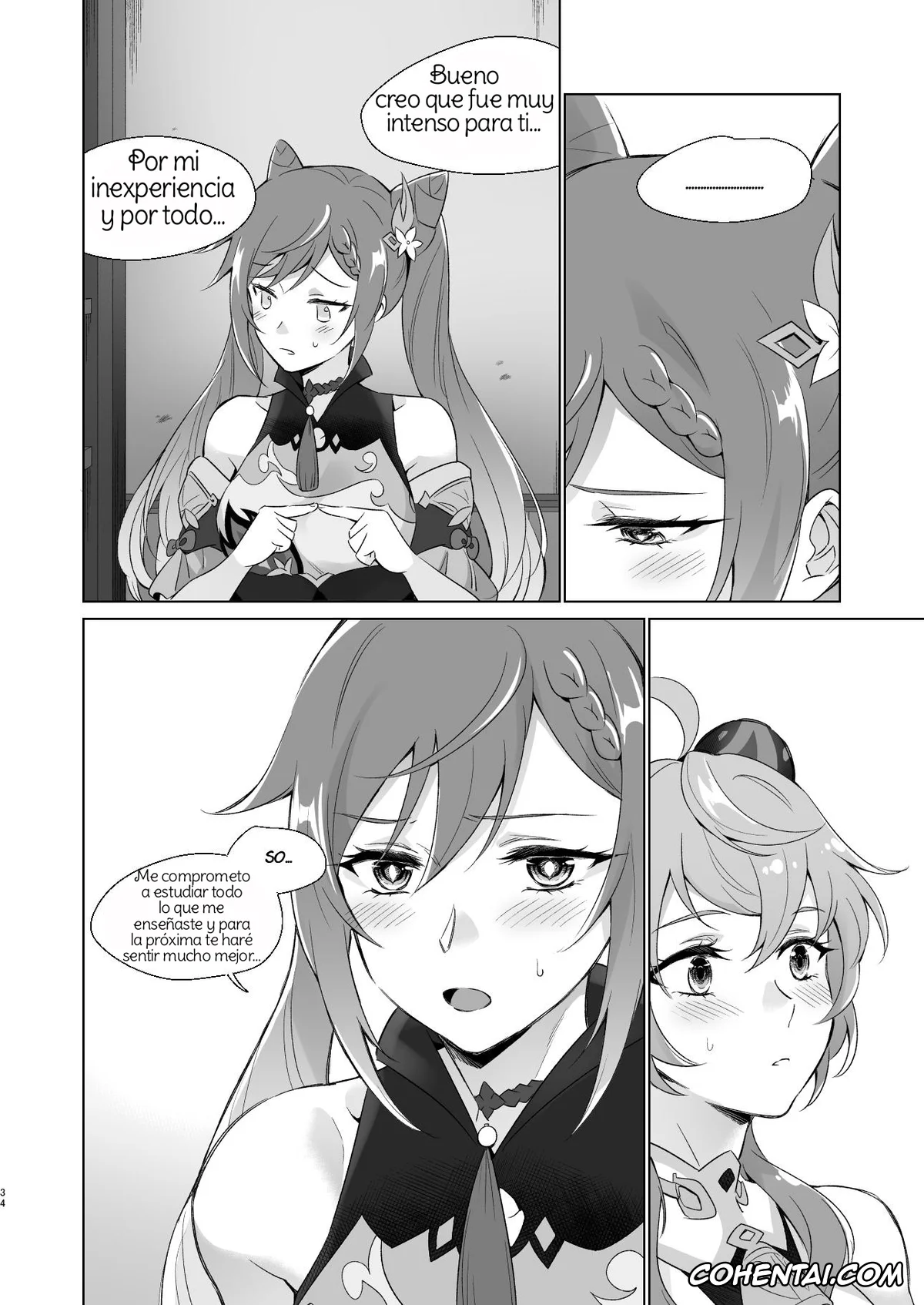 Genshin Impact hentai, Ganyu hentai, Keqing hentai, Ganyu to Ecchi ga Shitai! (Genshin Impact), pagina 33