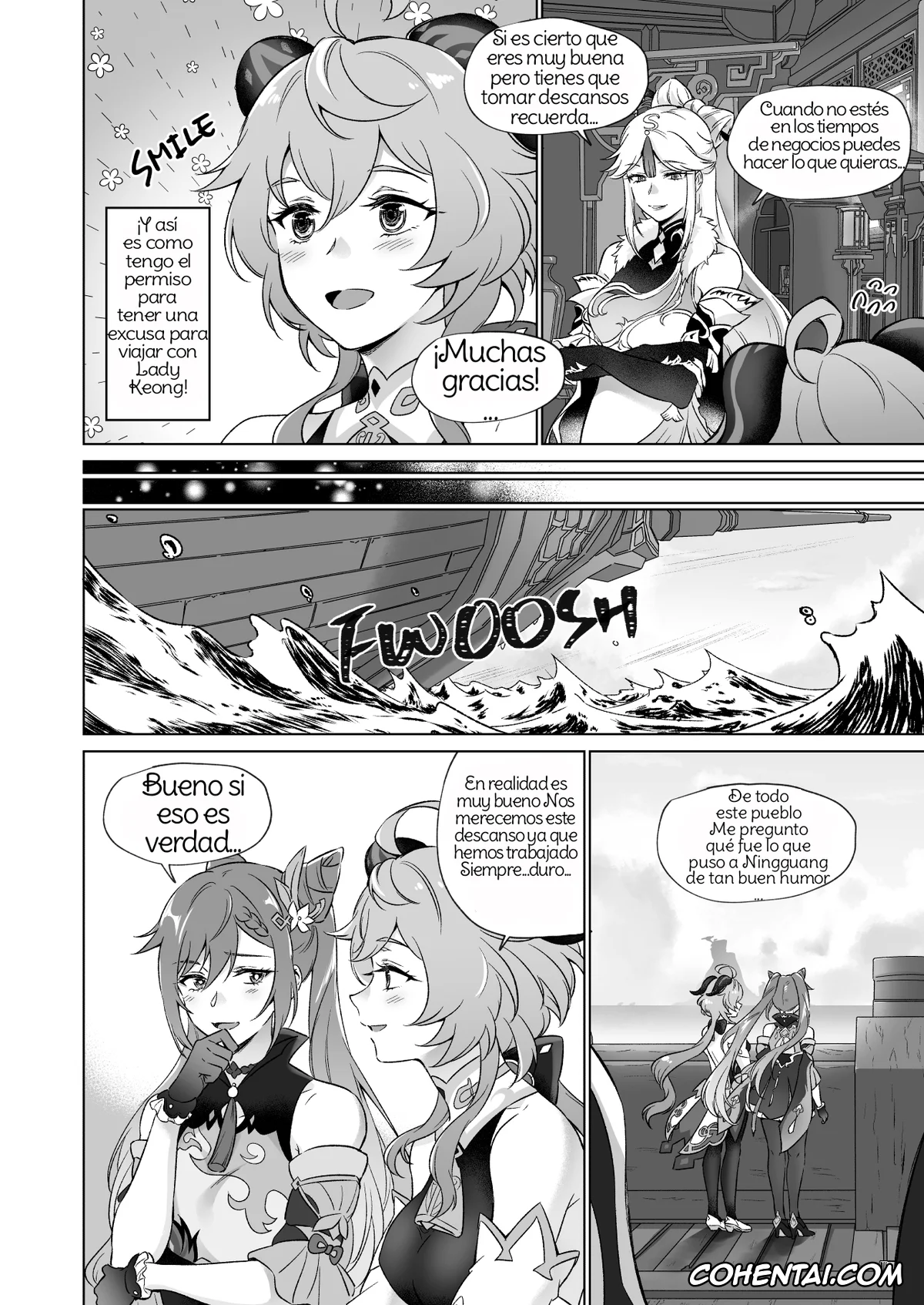 Genshin Impact porno, Ganyu porno, Keqing porno, Shenhe porno, Liyue-shiki Dousei Seikou Ryouhou (Genshin Impact), pagina 5